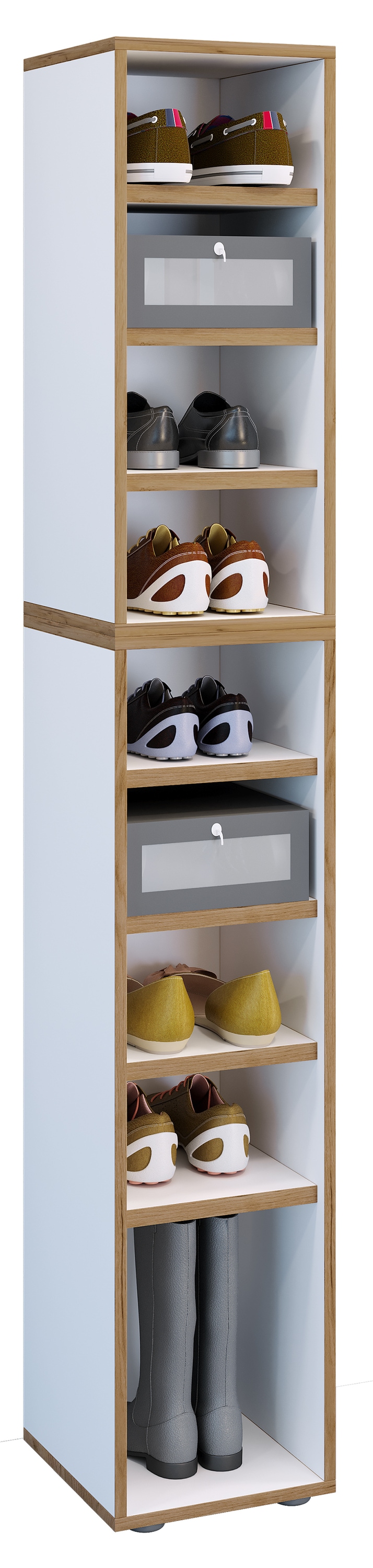 VCM Schuhregal "Holz Regal Schuhschrank Schuhregal Salia B30" günstig online kaufen