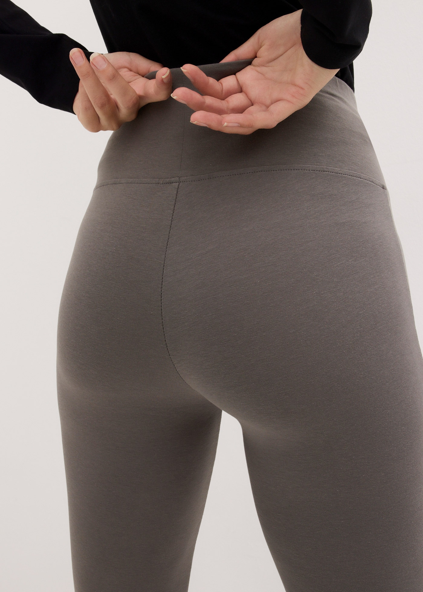 bonprix Leggings »Baumwoll-Leggings, Flared Leg«  mit elastischem Bund