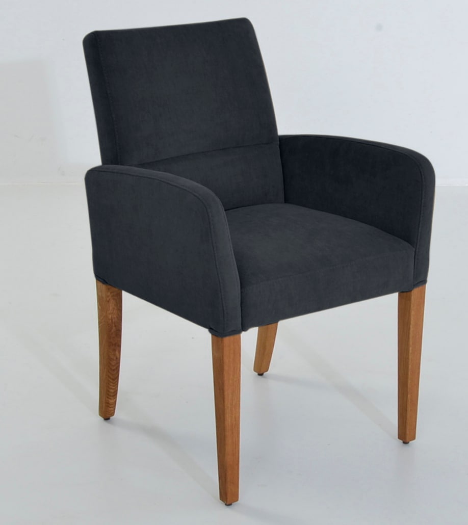 K+W Komfort & Wohnen Armlehnstuhl "GOBY" () 4-Fuß-Armlehnenstuhl mit Füßen günstig online kaufen