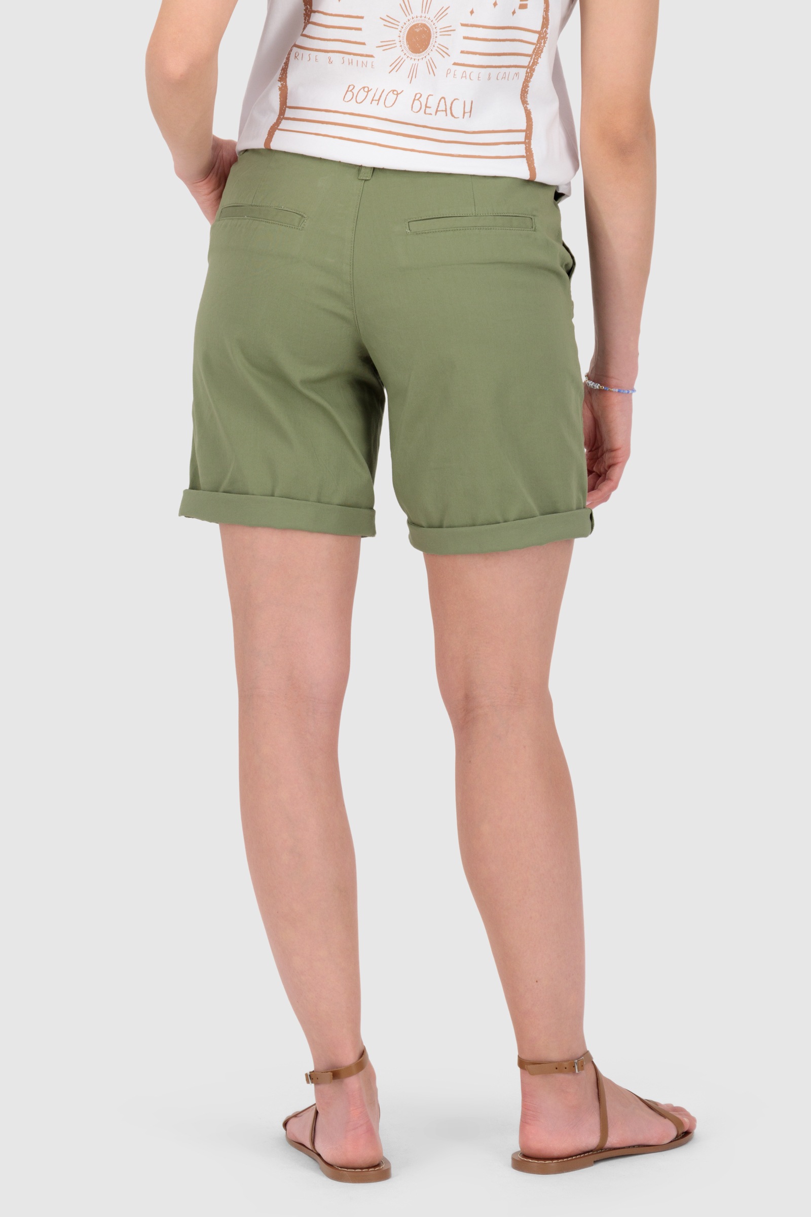 Alife & Kickin Shorts »Damen AyanaAK A Shorts, kurze Hose«  leichte Kurzhose aus Baumwoll-Materialmix mit Regular Fit