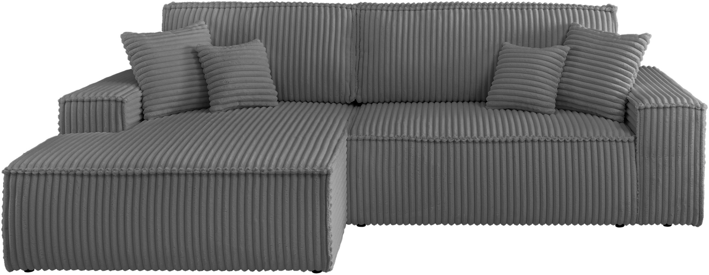 OTTO home Ecksofa "FINNLEY, L-Form 257 cm, Schlafsofa" mit Bettkasten, in B günstig online kaufen