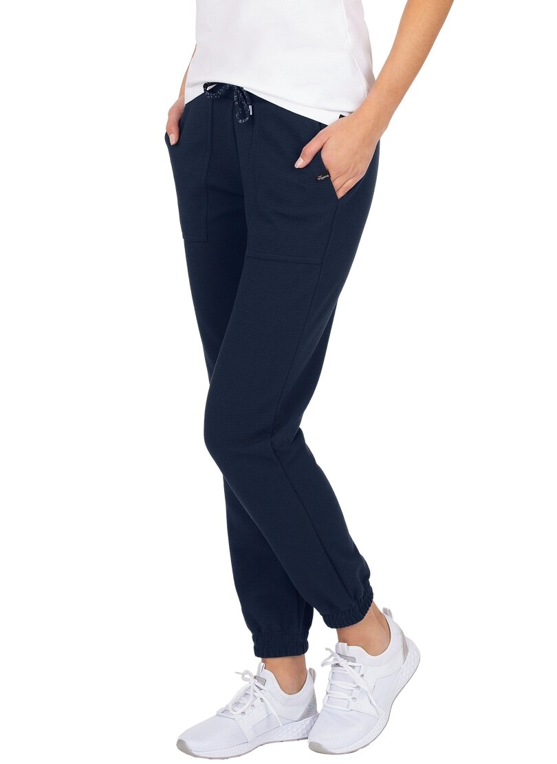 Trigema Jerseyhose "TRIGEMA Bequeme Jogginghose mit großen Taschen" günstig online kaufen