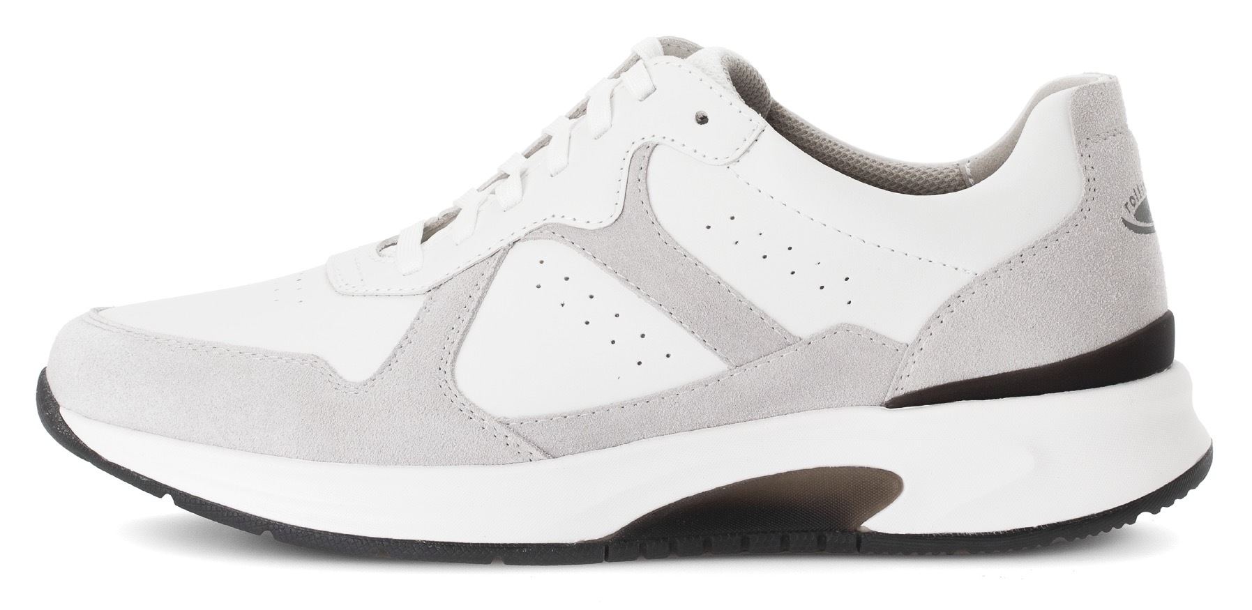 Gabor Rollingsoft Keilsneaker, Freizeitschuh, Halbschuh, Schnürer, gepolsterter Schaftrand, G-Weite