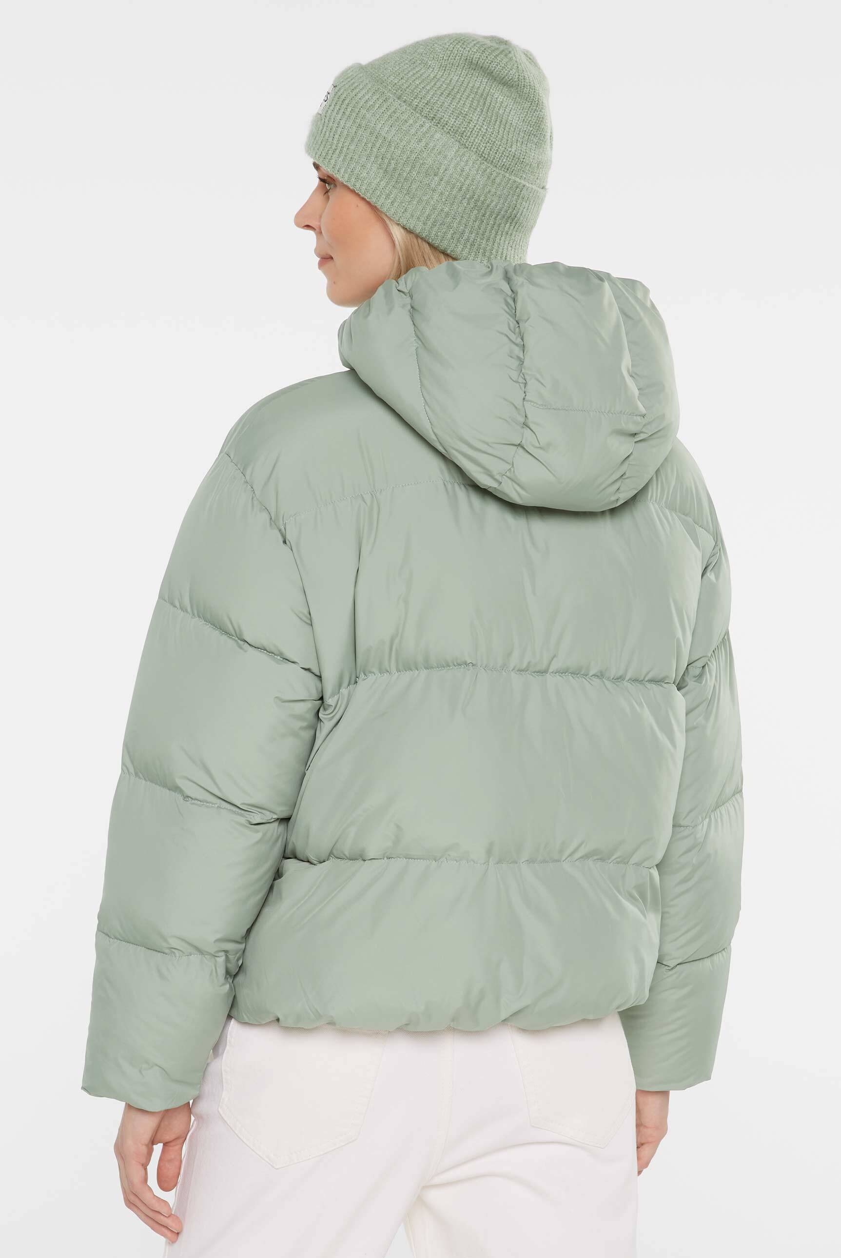 SENSES.THE LABEL Winterjacke mit Kapuze mit elastischen Steppnähten
