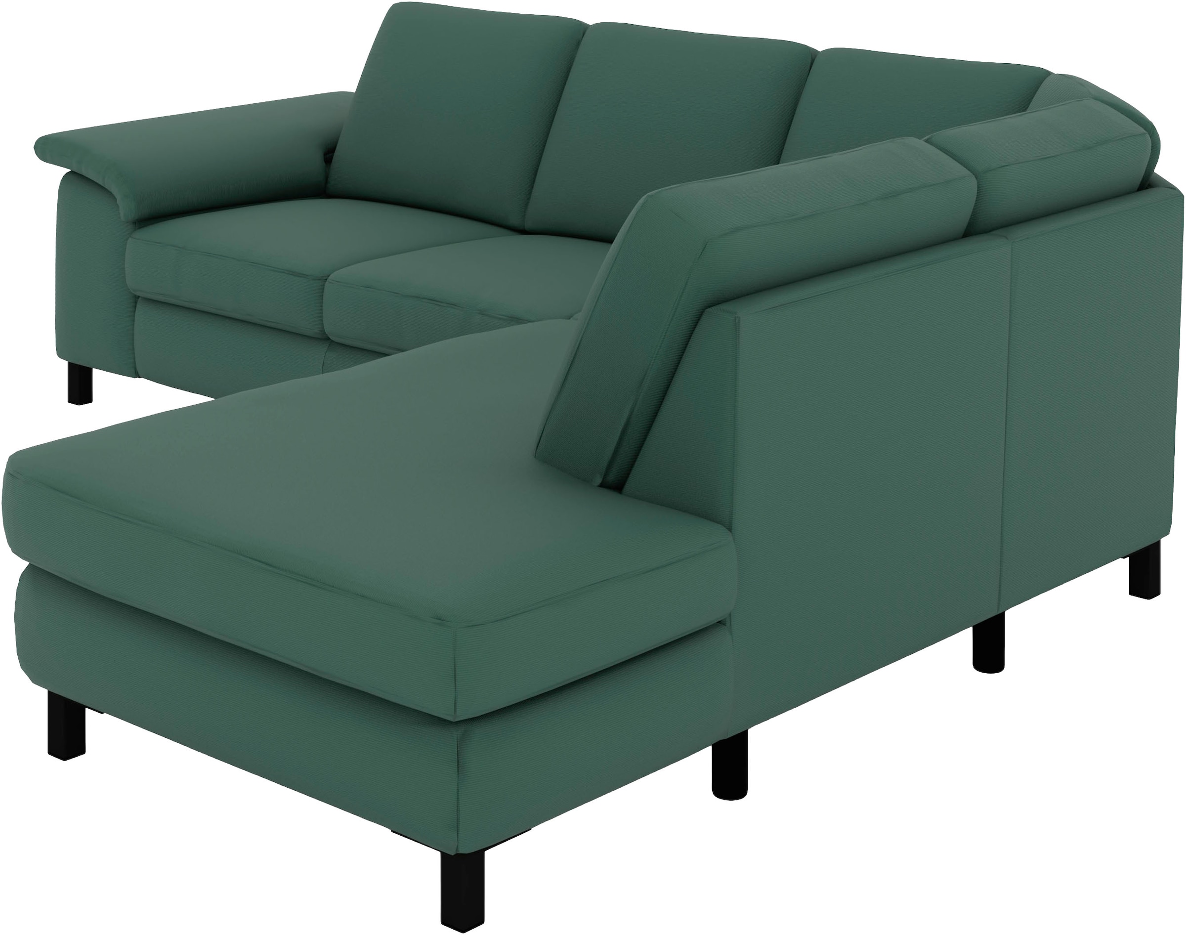 Musterring Ecksofa »MR365« Mit gerundeter 29 cm Armlehne, wahlweise in 3 Materialien,247 x 219 cm