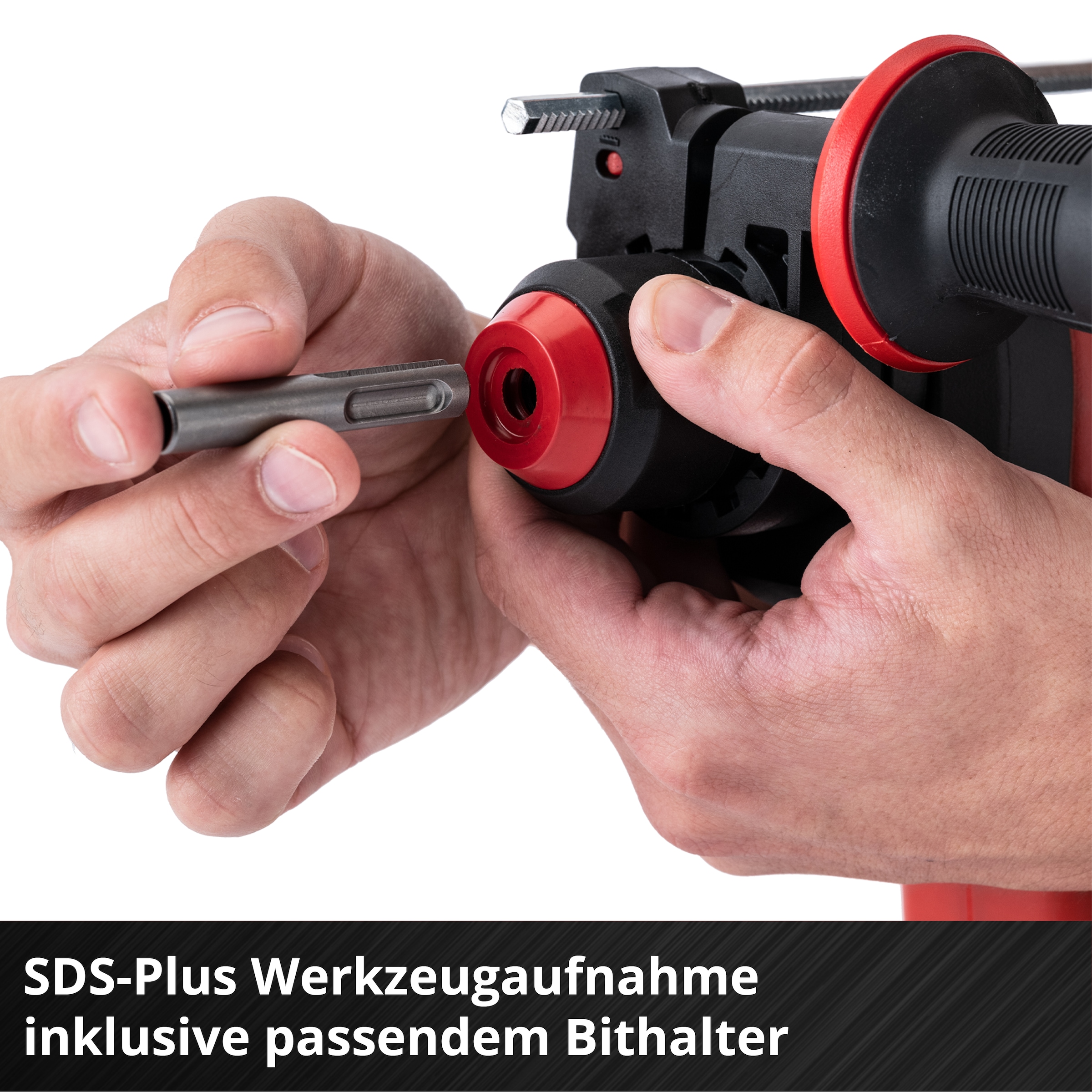 Einhell Akku-Bohrhammer »HEROCCO Kit +5«, Inkl. Akku 18V/3Ah, Ladegerät, Bit- Adapter, Bohrer, Meißel und Koffer