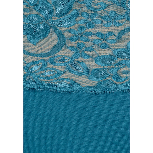Vivance Slip, (Packung, 3 St.), aus elastischer Baumwolle mit floraler  Spitze ▷ für | BAUR