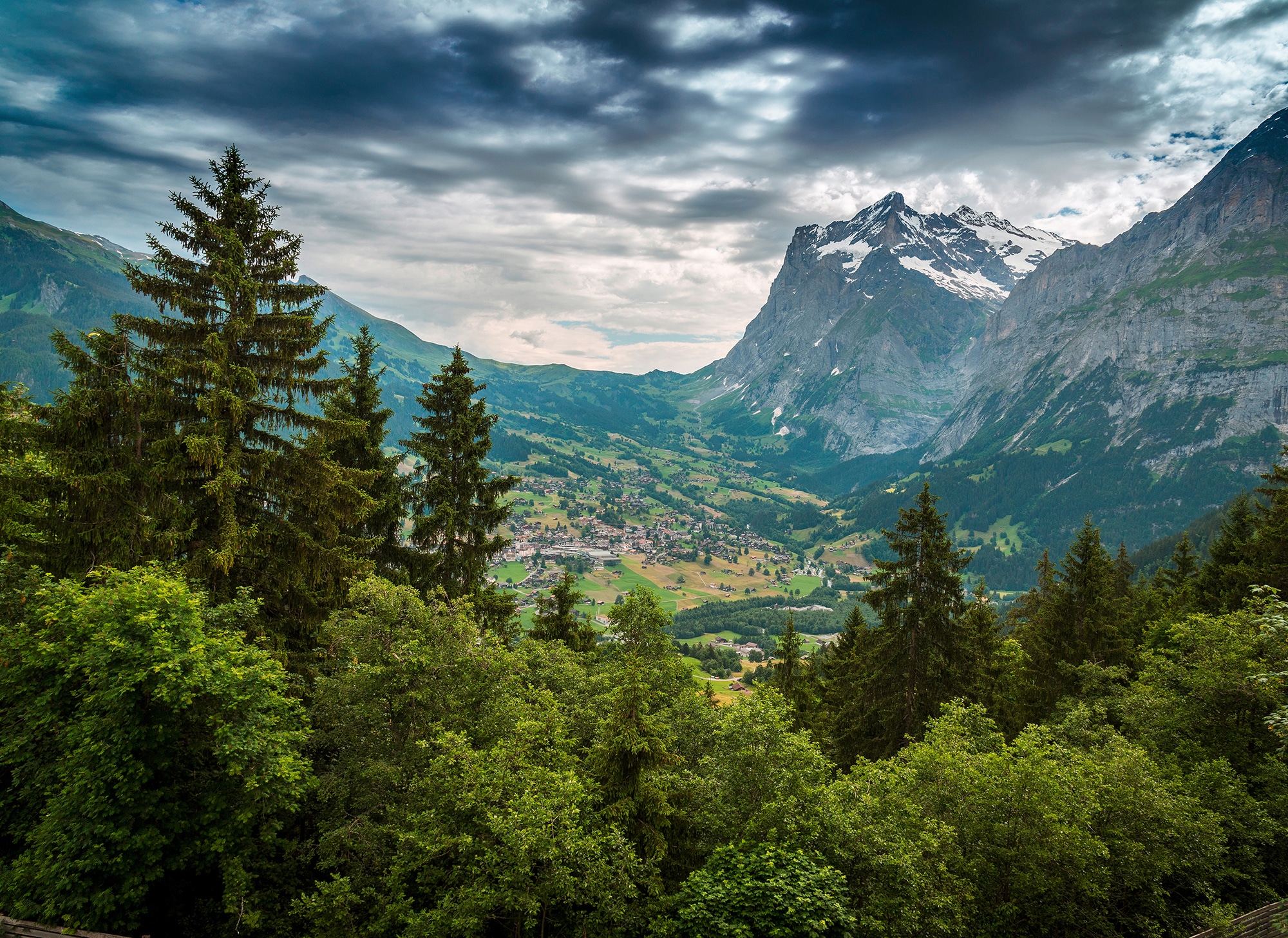 living walls Fototapete "Designwalls Mountain Views", Vlies, Wand, Schräge, Decke