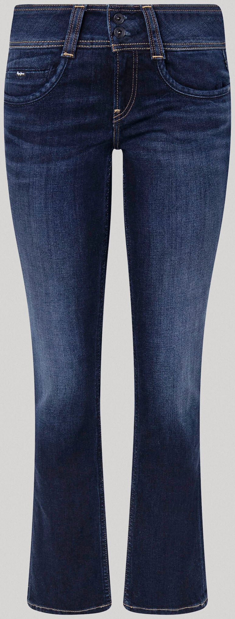 Pepe Jeans Straight-Jeans »GEN«, in schöner Qualtät mit geradem Bein und Doppel-Knopf-Bund