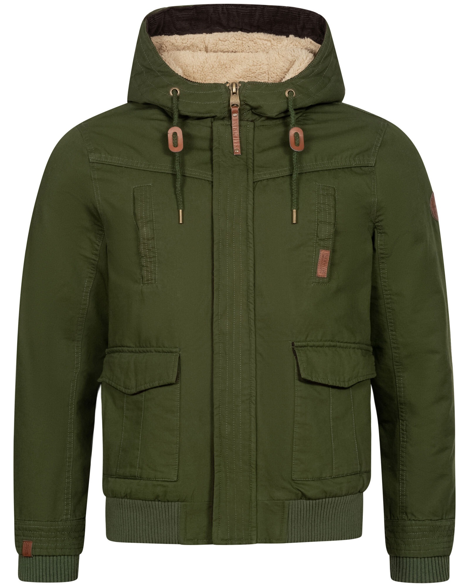 Alessandro Salvarini Winterjacke »ASRigio«, mit warmem Teddyfell