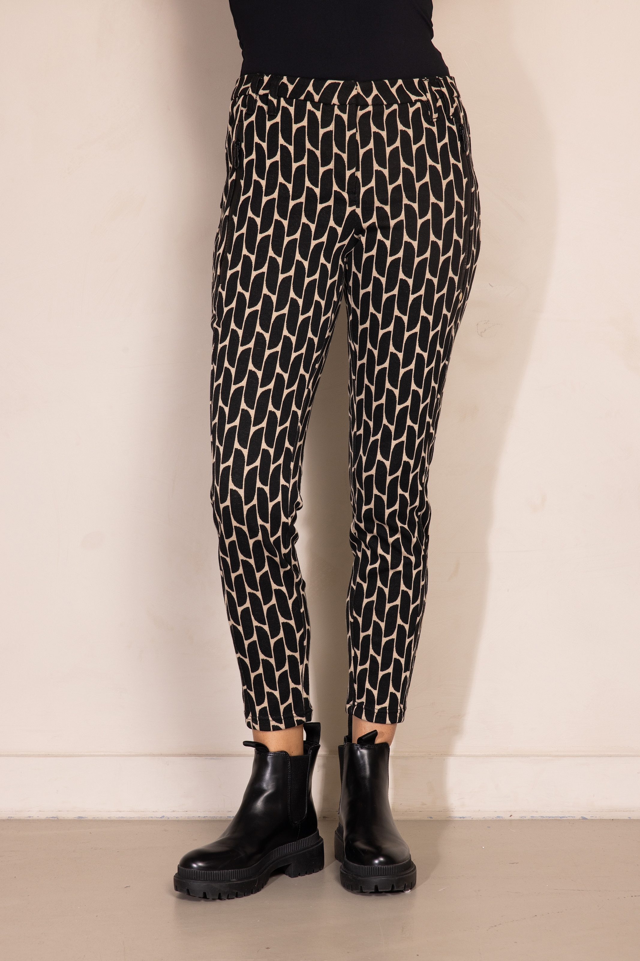 Zhrill 7/8-Hose "ZHCHIARA", Grafisches Allover-Muster, Slim Fit, knöchellan günstig online kaufen