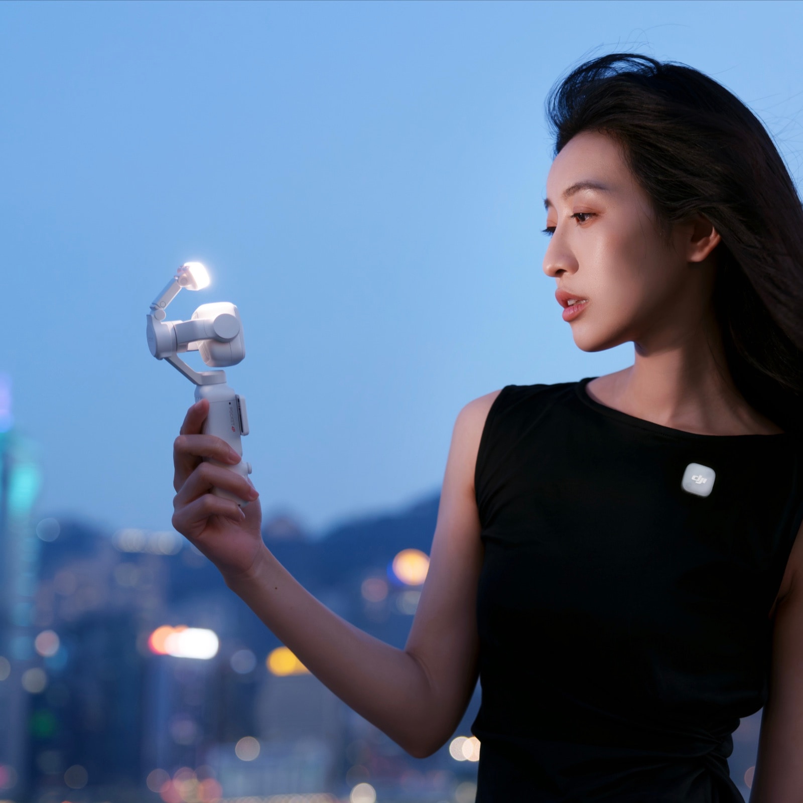 DJI Kompaktkamera »Osmo Pocket 4P Vlog Combo« , 37 , 3 fach fach x opt. Zoom , Bluetooth | WLAN