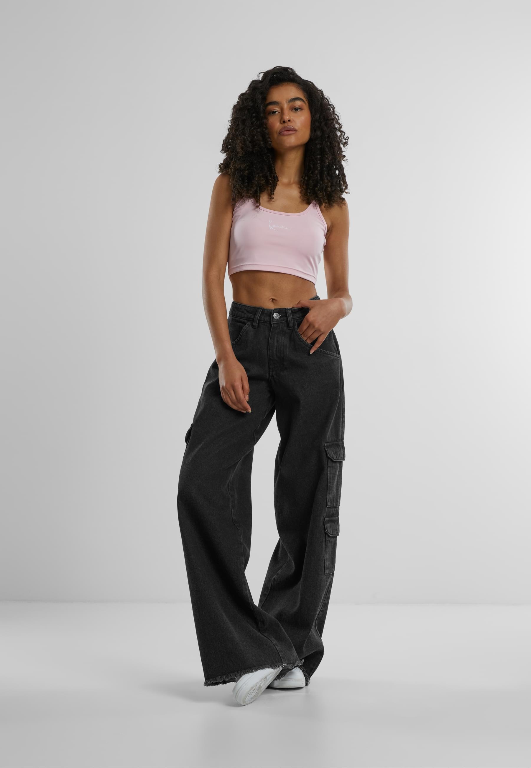 Karl Kani T-Shirt »Karl Kani KW-TP021-060-02 Small Signature Essential Crop Top«, (1 tlg.)