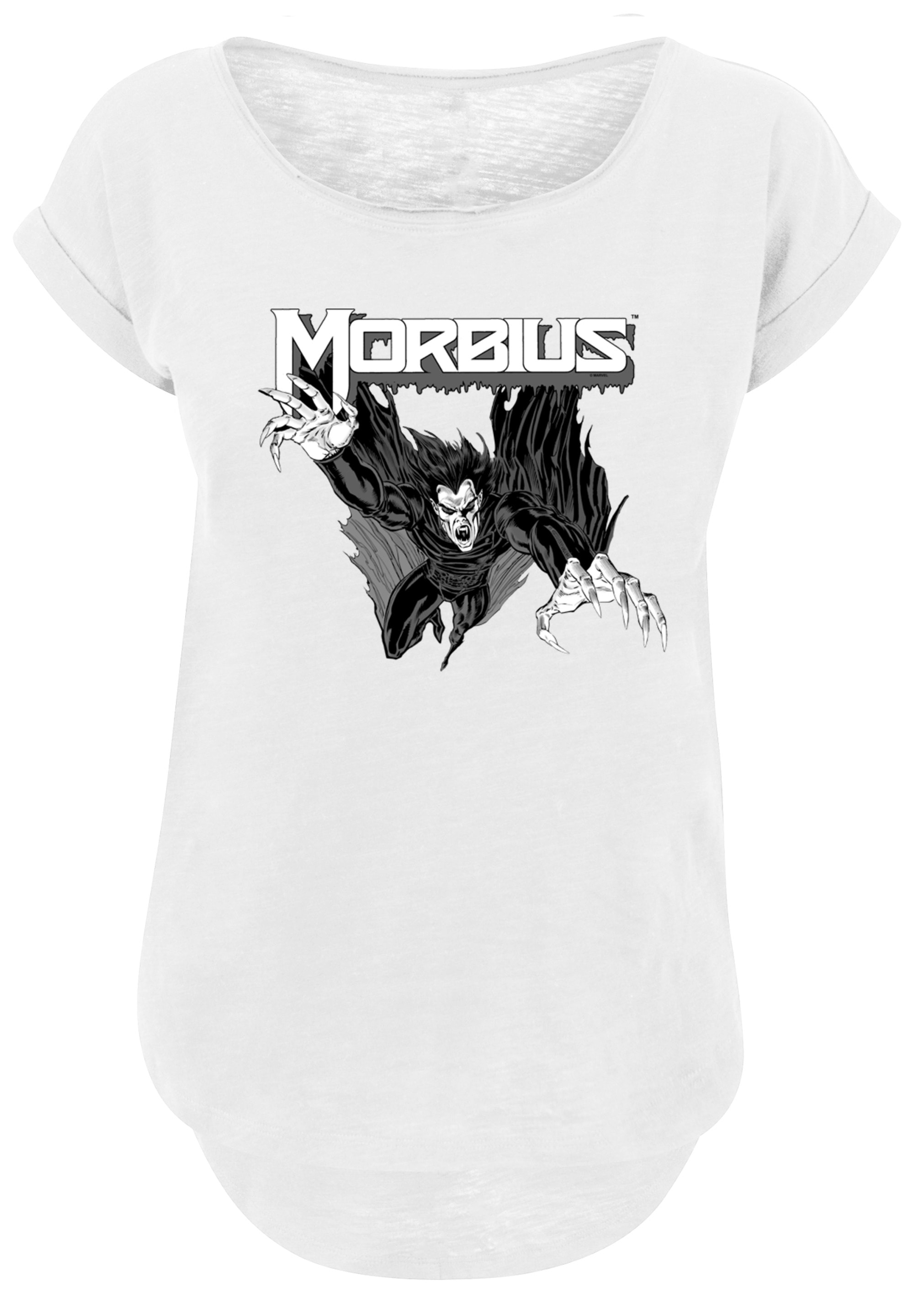 F4NT4STIC T-Shirt "Long Cut T-Shirt Marvel Comics Morbius Mono Jump", Damen günstig online kaufen