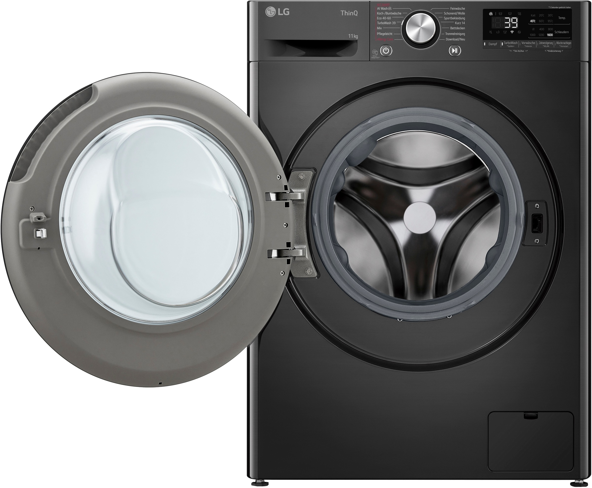 LG Waschmaschine Serie 7 "F6WR701YB" 11 kg 1600 U/min Steam Funktion günstig online kaufen