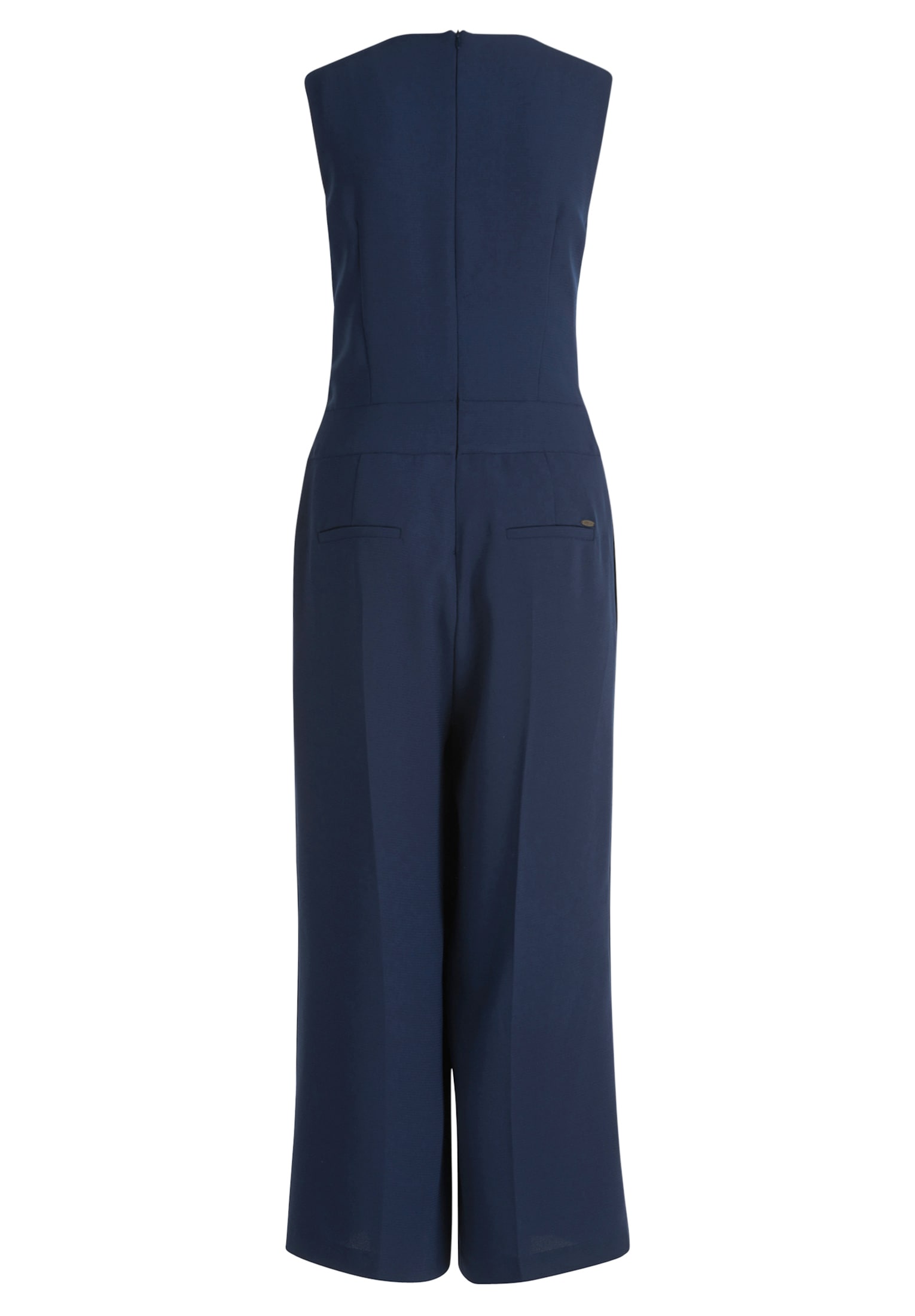 Betty&Co Overall »Betty & Co Jumpsuit ohne Arm«, (1 tlg.), Falten