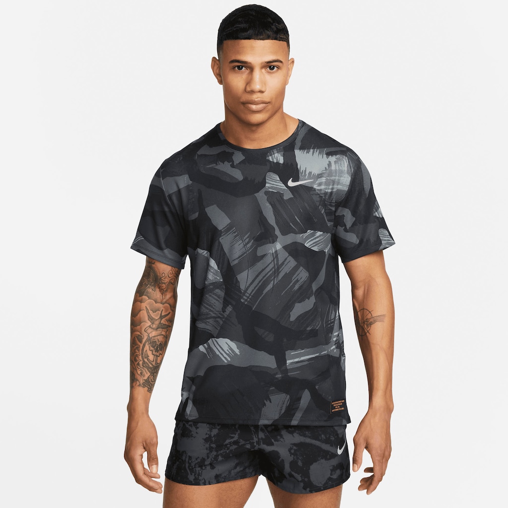 Nike Laufshirt »Dri-FIT UV Miler Men's Short-Sleeve Camo Running Top«