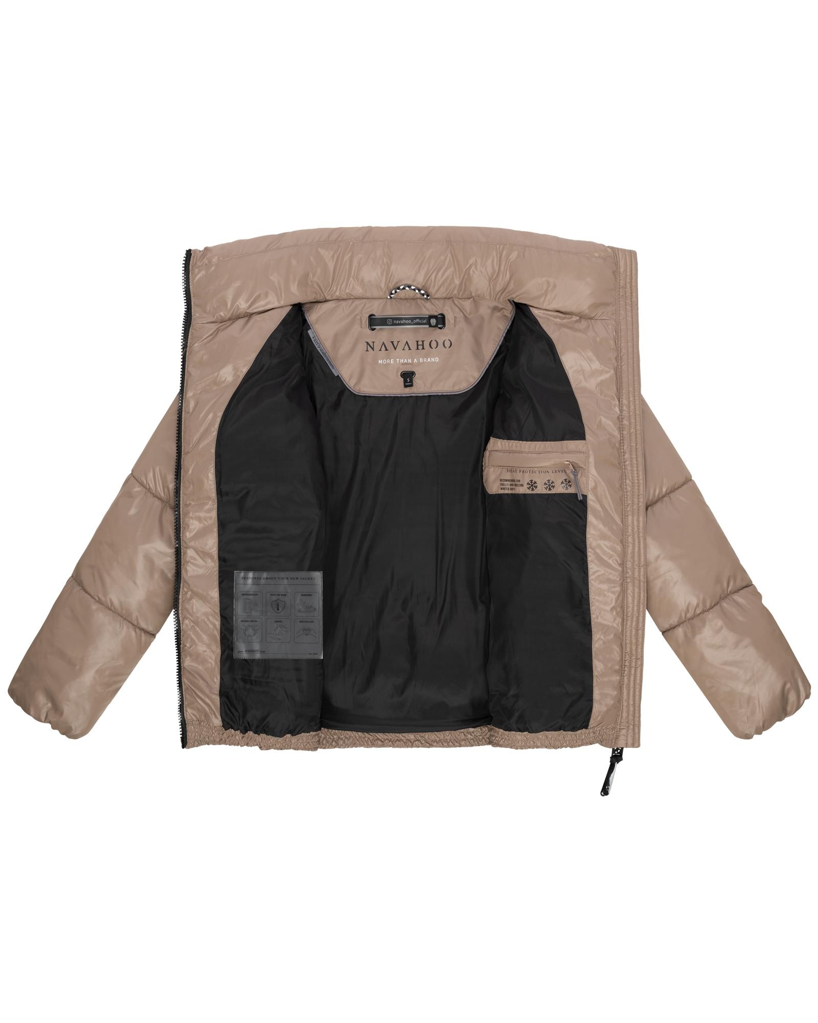 Navahoo Kurzjacke »Eispracht 14«, ohne Kapuze, Kurze gesteppte Damen Winterjacke