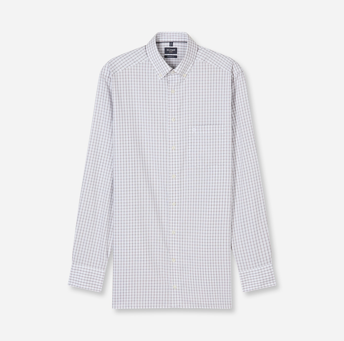 OLYMP Langarmhemd "Luxor" Businesshemd, modern fit, Button-down-Kragen günstig online kaufen