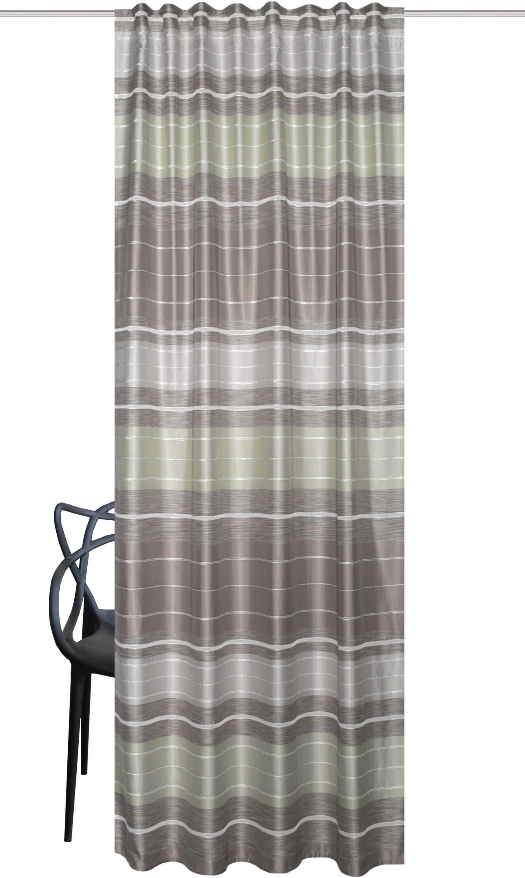 HOME WOHNIDEEN Vorhang "ANOUK" Multifunktionsband 1 Stk. tlg. Kombibandscha günstig online kaufen