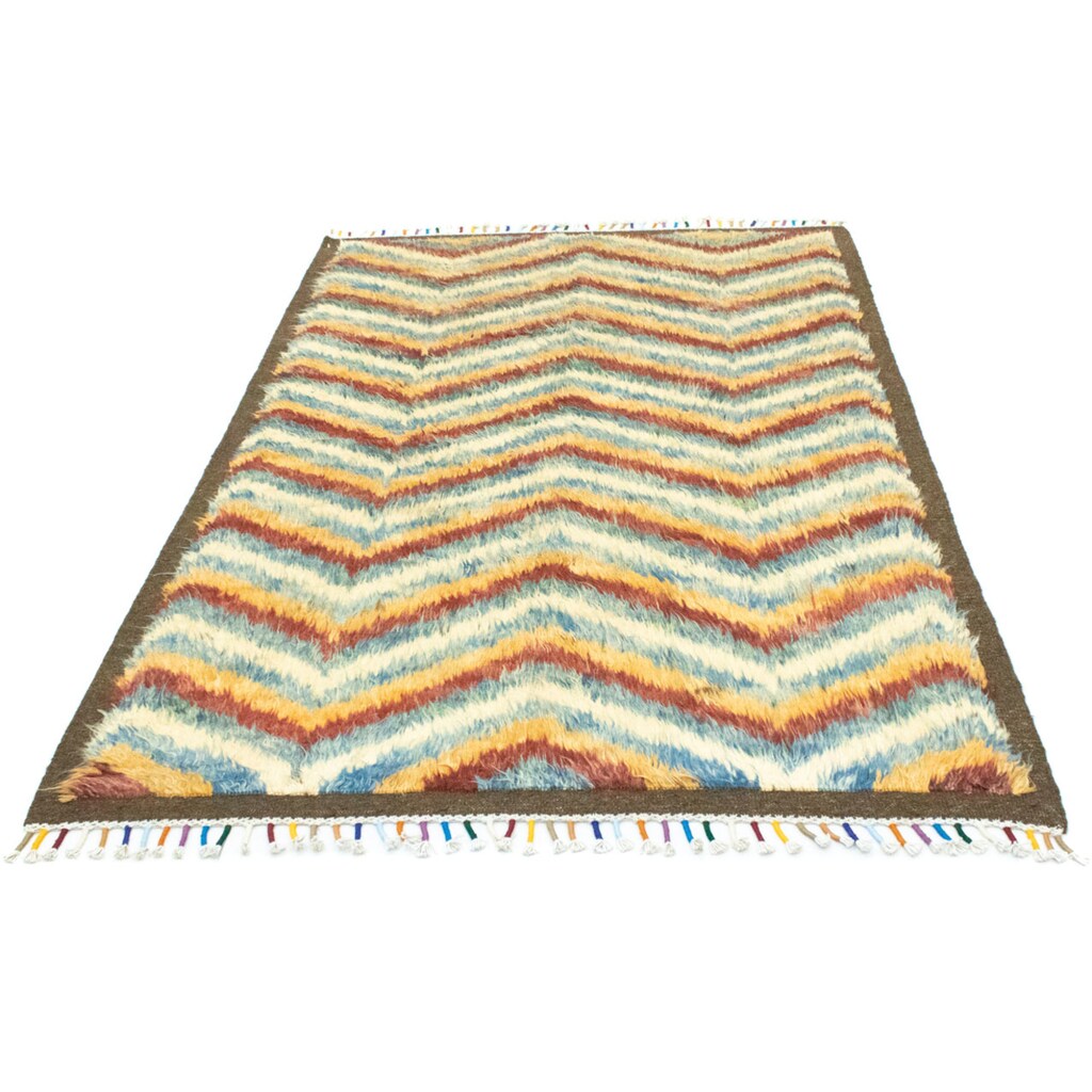 morgenland Wollteppich »Berber Teppich handgeknüpft mehrfarbig«, rechteckig