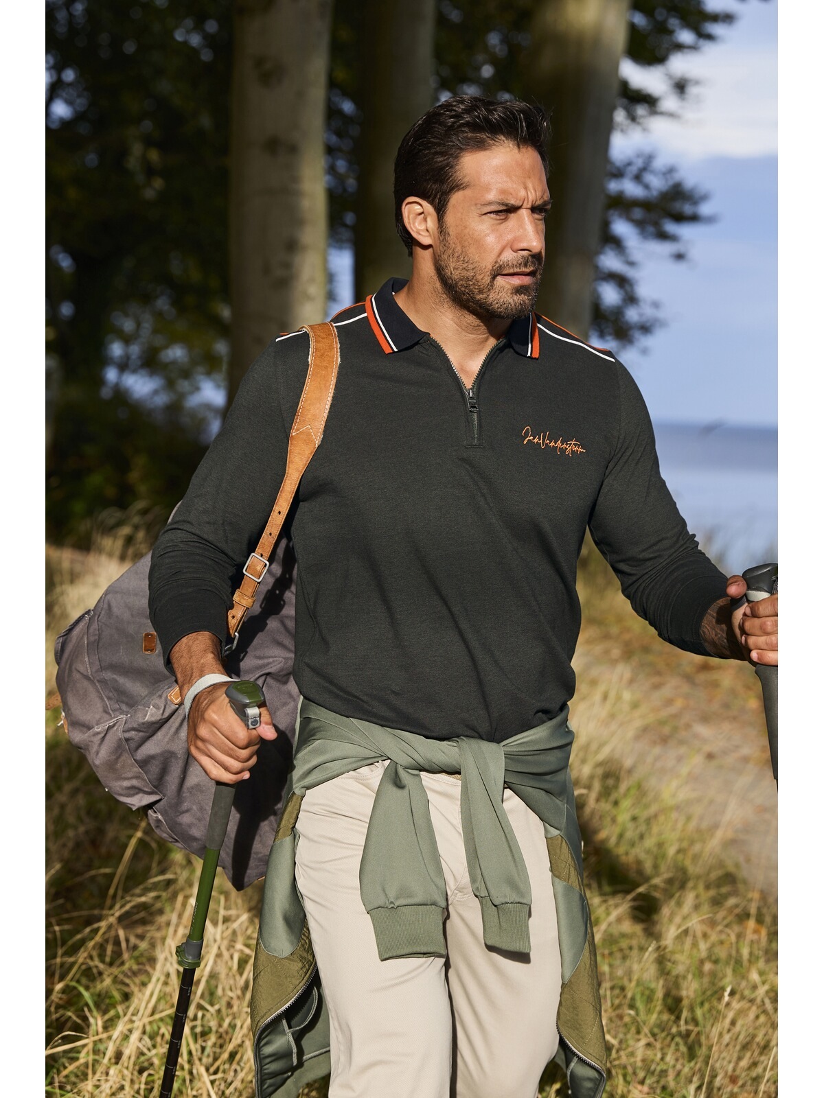 Jan Vanderstorm Langarm-Poloshirt »Langarm-Poloshirt ERIKELL«, (1 tlg.)