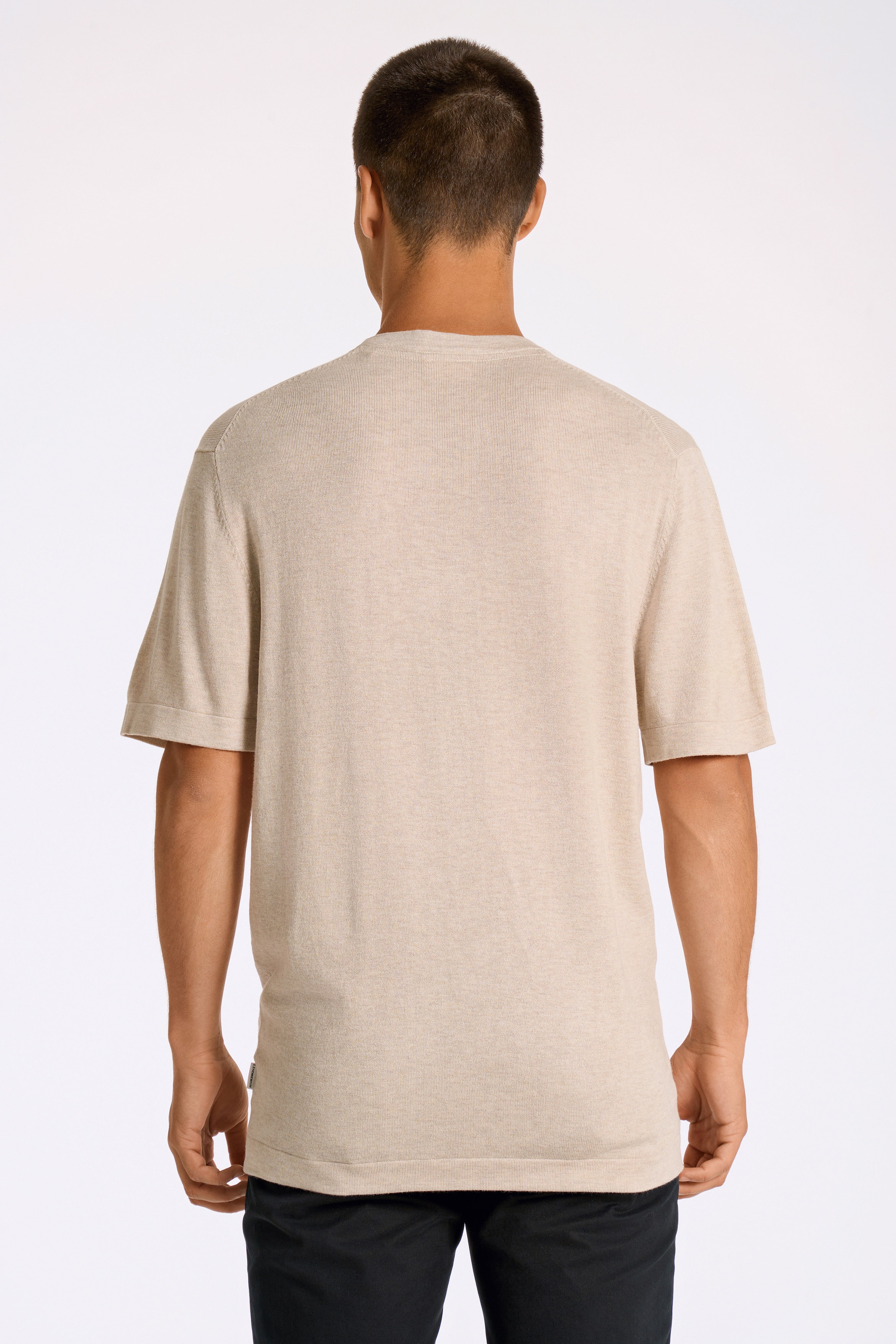 LINDBERGH Strickpullover, Halbarm, feiner Viskosemix