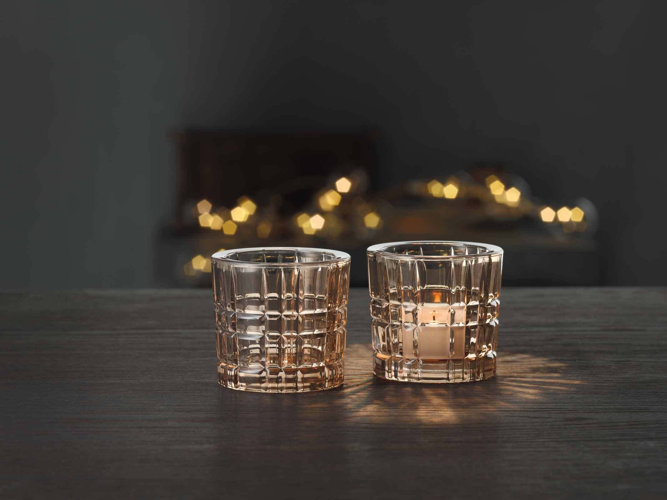 Nachtmann Kerzenhalter »Teelichthalter Square Votives ø 7,1 x 6,6 cm 2er Set«