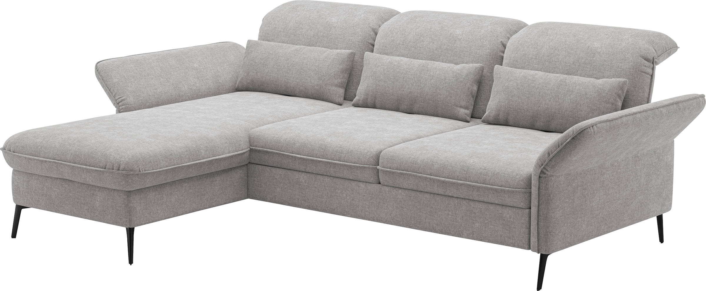 sit&more Ecksofa »Emely«, mit Sitztiefenverstellung optional mit Bettfunktion und Bettkasten