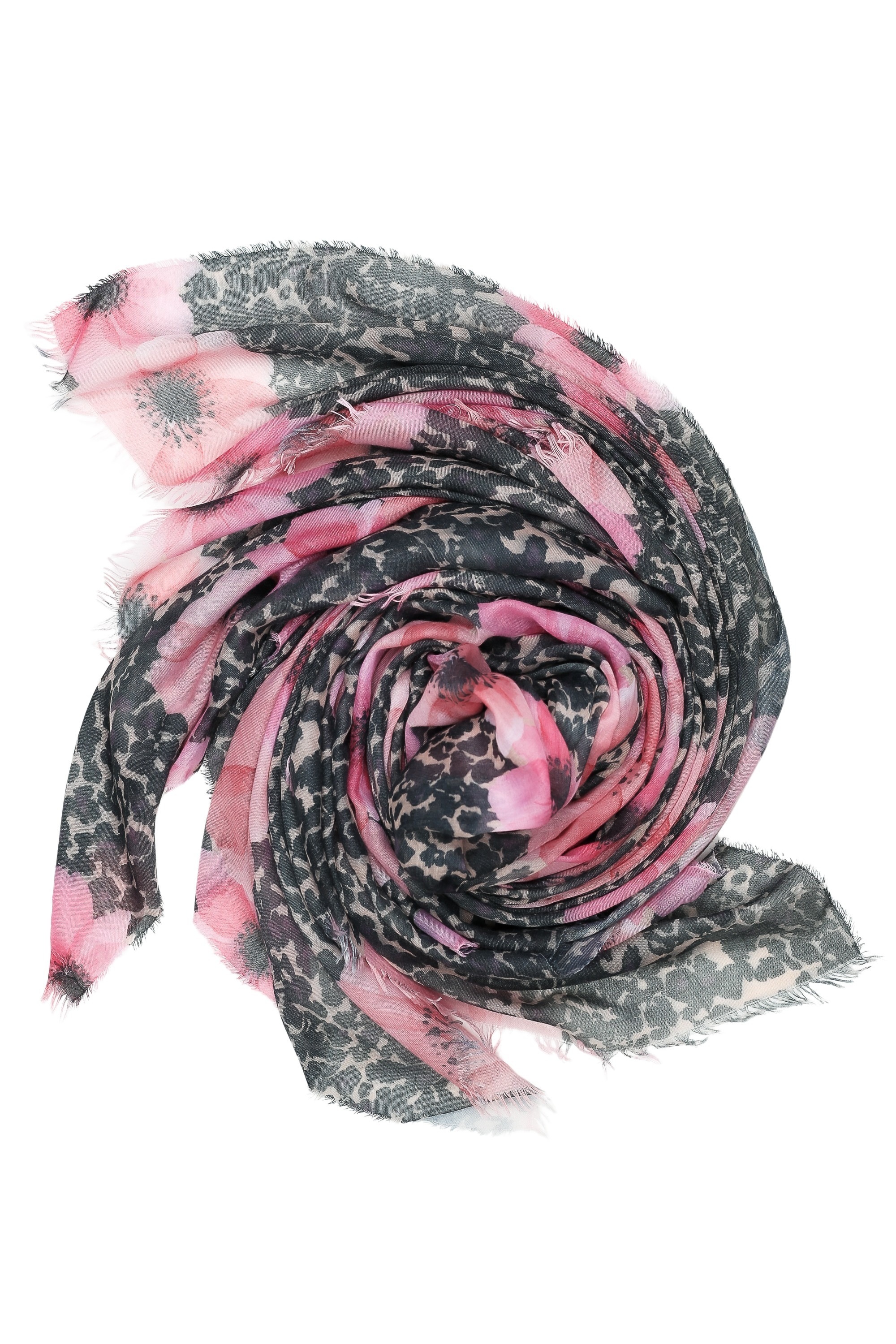 Thumbnail - COLLEZIONE ALESSANDRO Modeschal "Leopard" 1 Stk. tlg. im XXL-Format mit Mohnblume