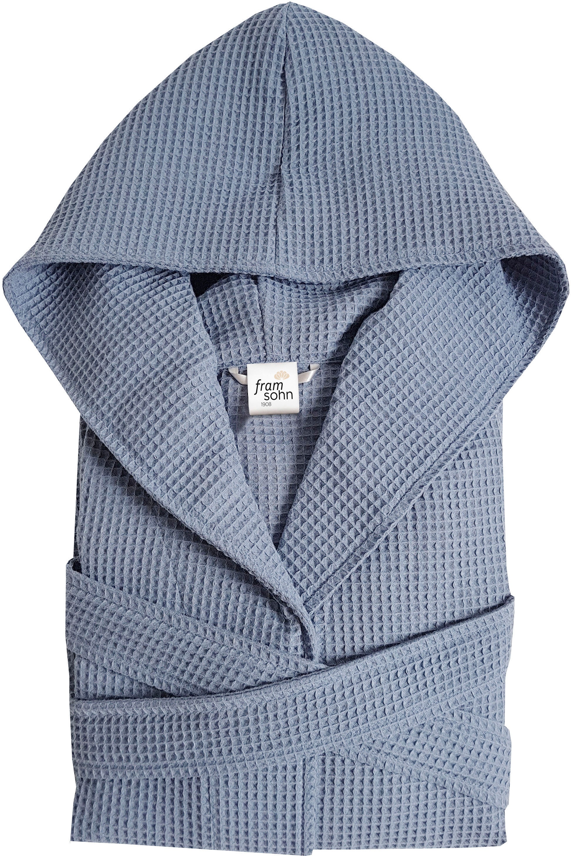 framsohn frottier Damenbademantel "Waffelpiqué" mit feiner Wabenstruktur günstig online kaufen