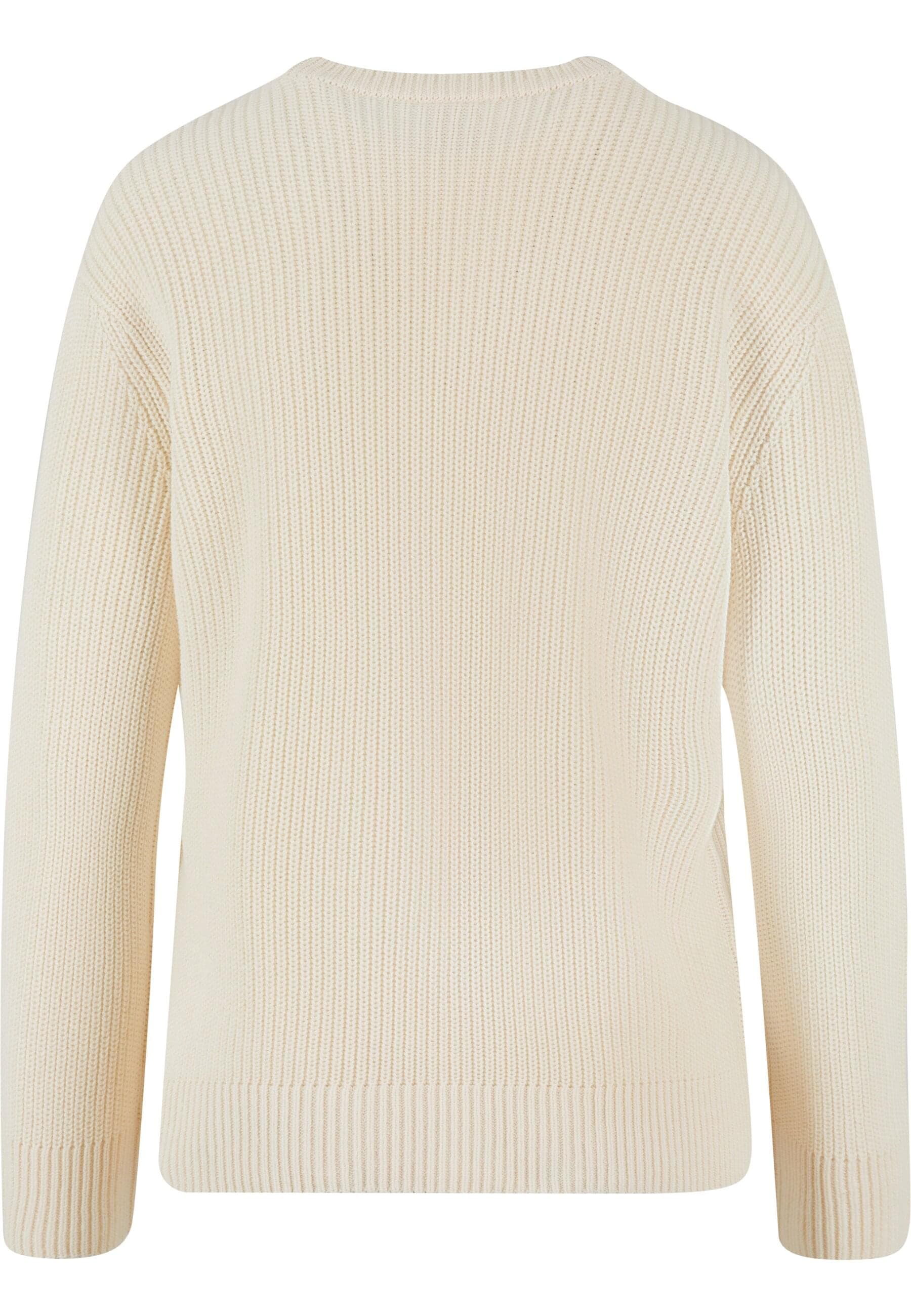 URBAN CLASSICS Rundhalspullover »Urban Classics Damen Ladies Rib Knit Sweater«, (1 tlg.)