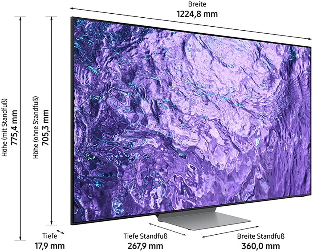 Samsung QLED-Fernseher »GQ55QN700CT«, 8K, Smart-TV