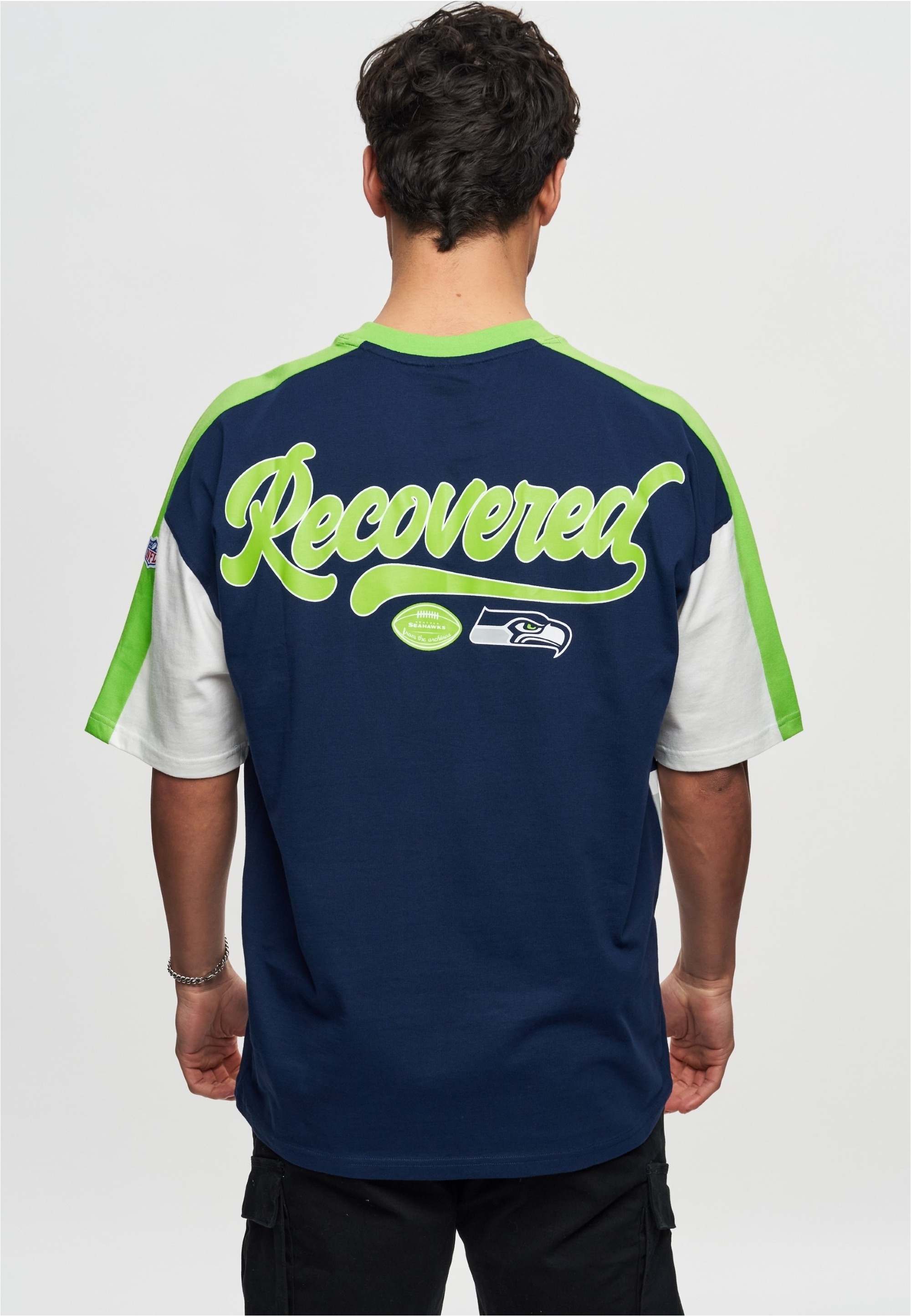 Recovered T-Shirt »NFL Seahawks Seattle Cut and Sew Oversized«, für alle Seattle Seahawks-Fans
