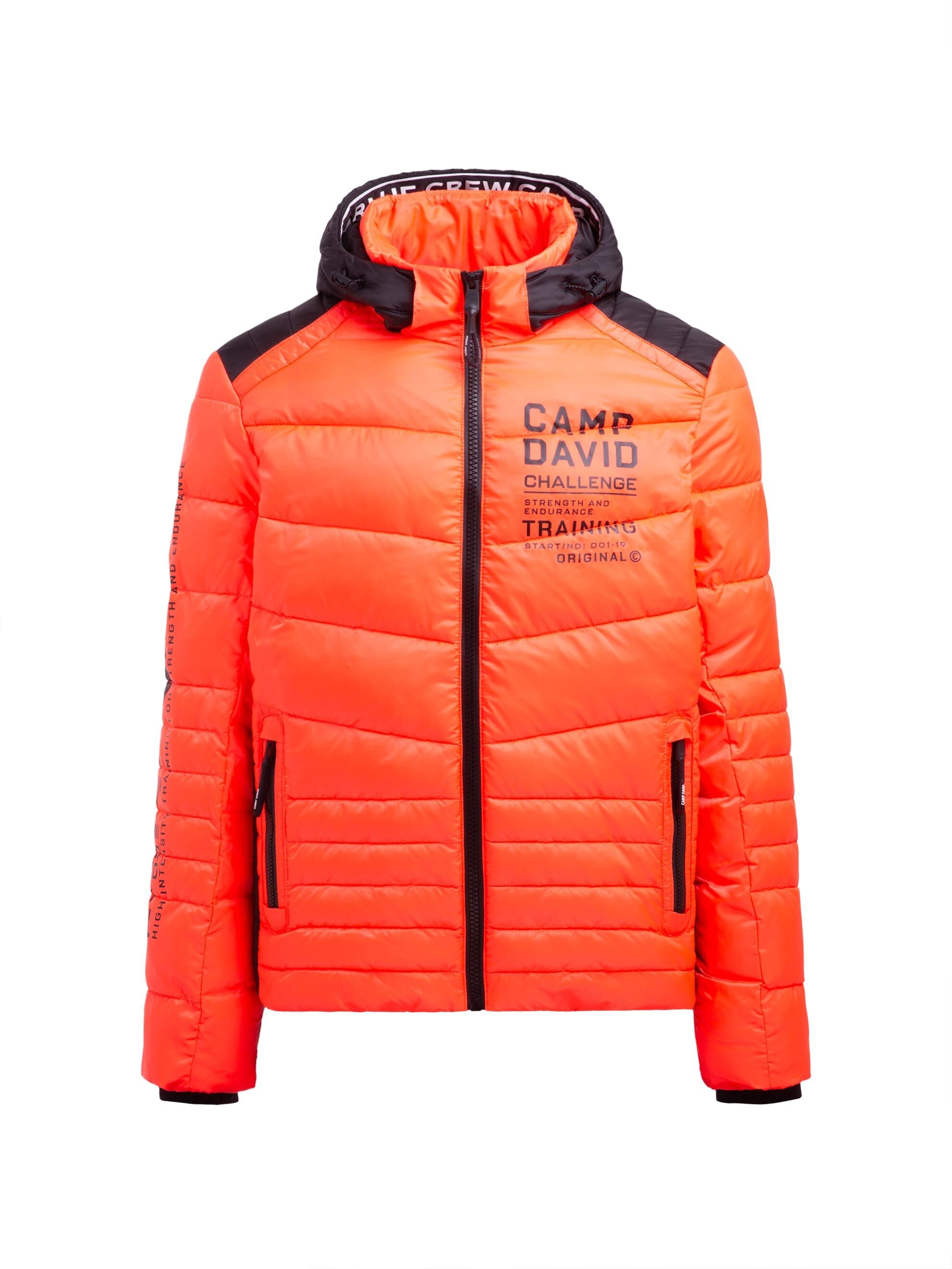 CAMP DAVID Winterjacke mit Kapuze mit Innentaschen