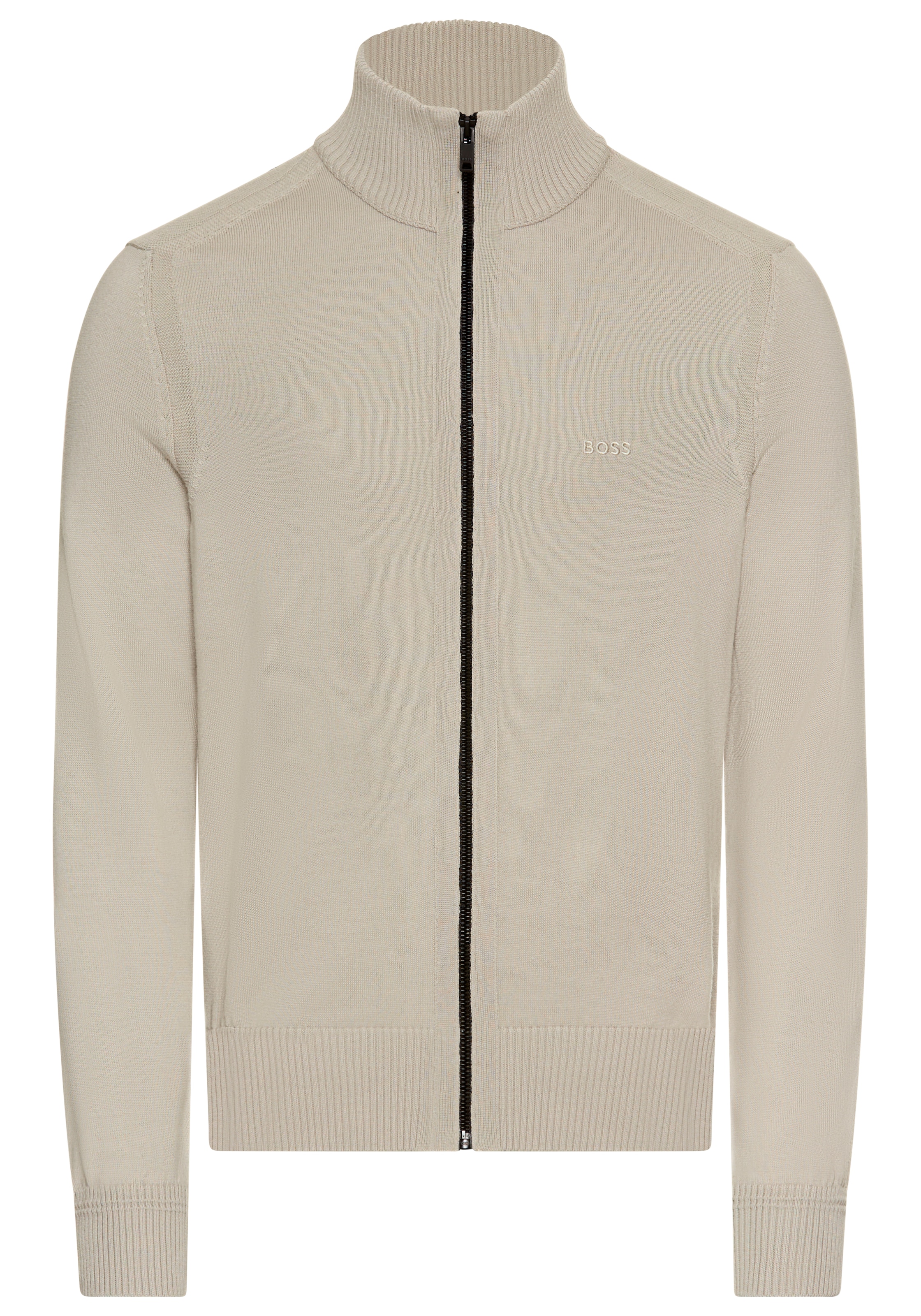 BOSS ORANGE Strickjacke "Avac", mit Logostickerei auf der Brust günstig online kaufen