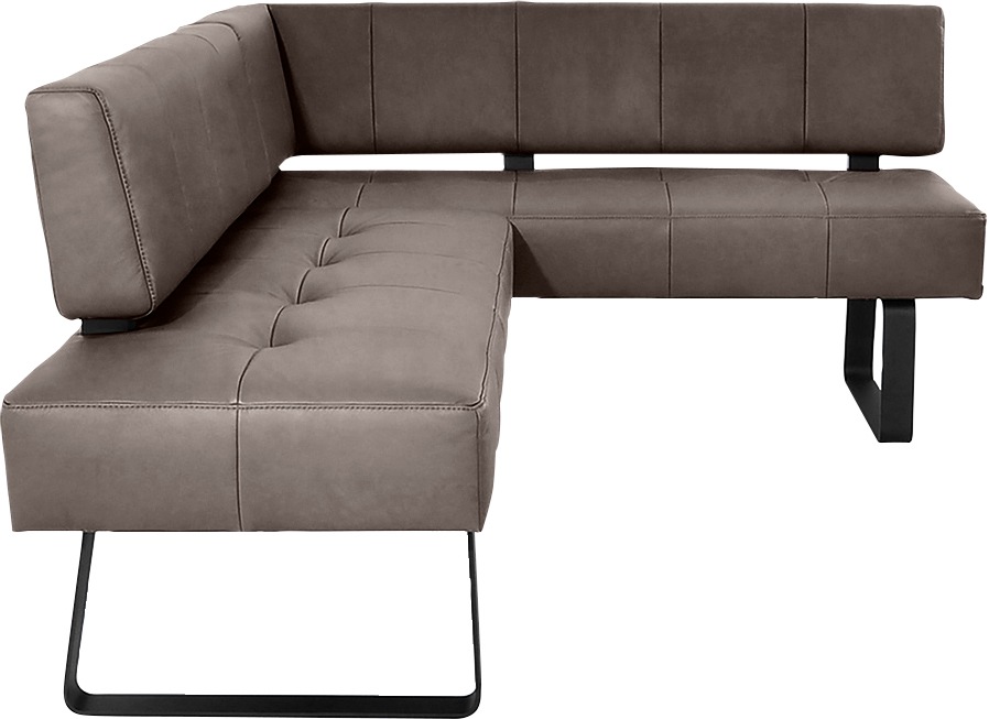 K+W Komfort & Wohnen Eckbank »Spider II«, Sitzsteppung, bequem durch Sandwichbauweise, 2 Stellmaße