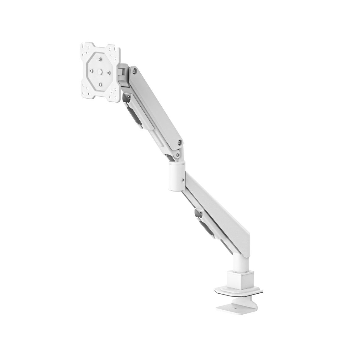 Hama Monitor-Halterung »Monitorhalterung höhenverstellbar für 17 bis 35 Zoll Monitore« bis 89 cm Zoll Gasfeder, 360° Rotation, Kabelmanagement, VESA, Klemmmontage