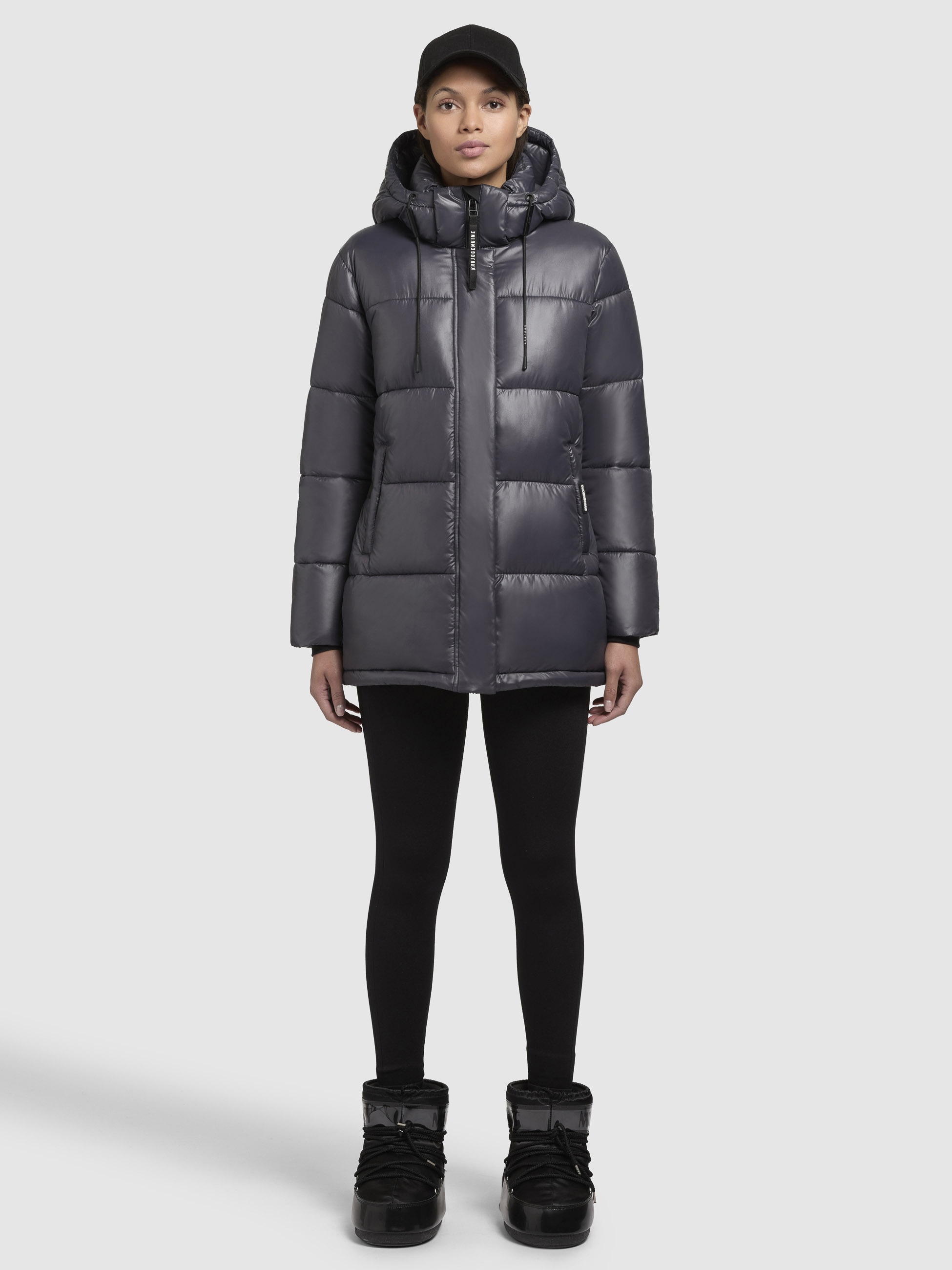 khujo Steppjacke "WORD3 SATIN", mit Kapuze günstig online kaufen