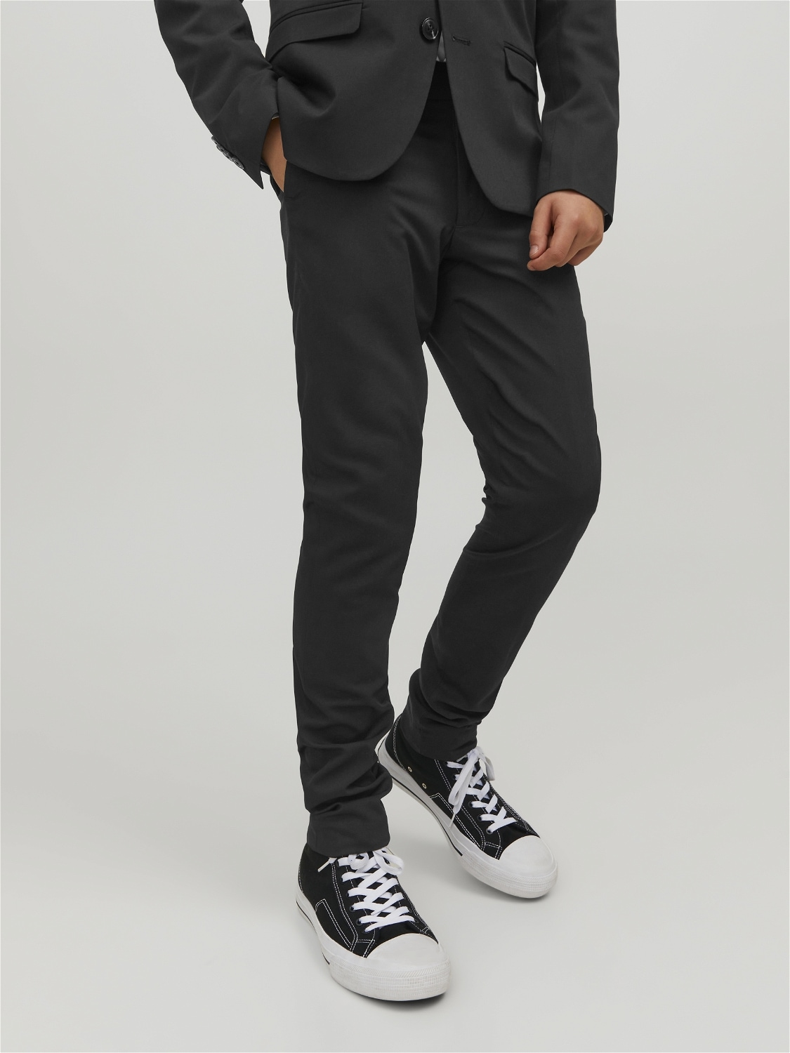 Jack & Jones Junior "JPRSOLAR elastisch, pflegeleicht, komfortabel" unifarben, modisch, slim fit, Web