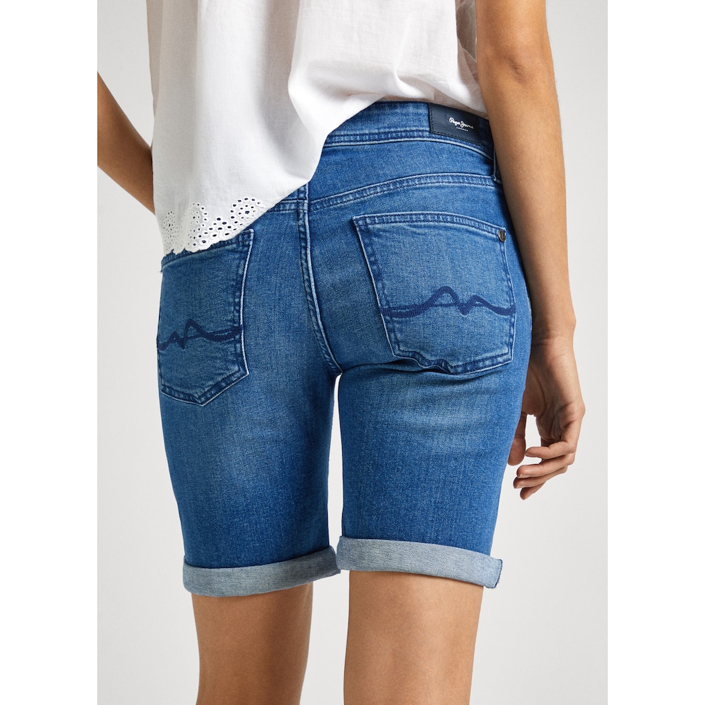 Pepe Jeans Slim-fit-Jeans »Shorts SLIM SHORT MW«