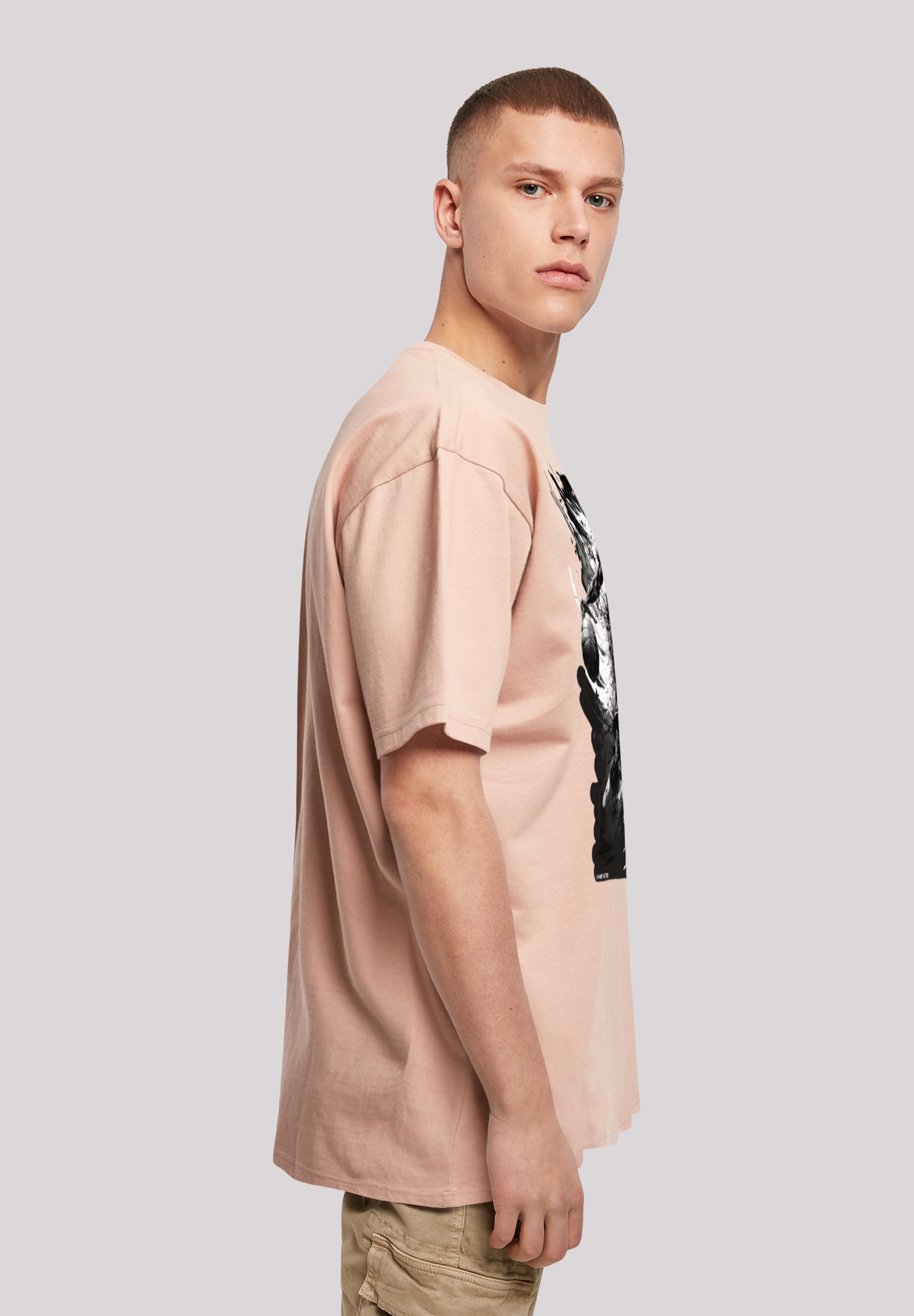 F4NT4STIC T-Shirt »Basketball Splash Sport OVERSIZE TEE«, Print
