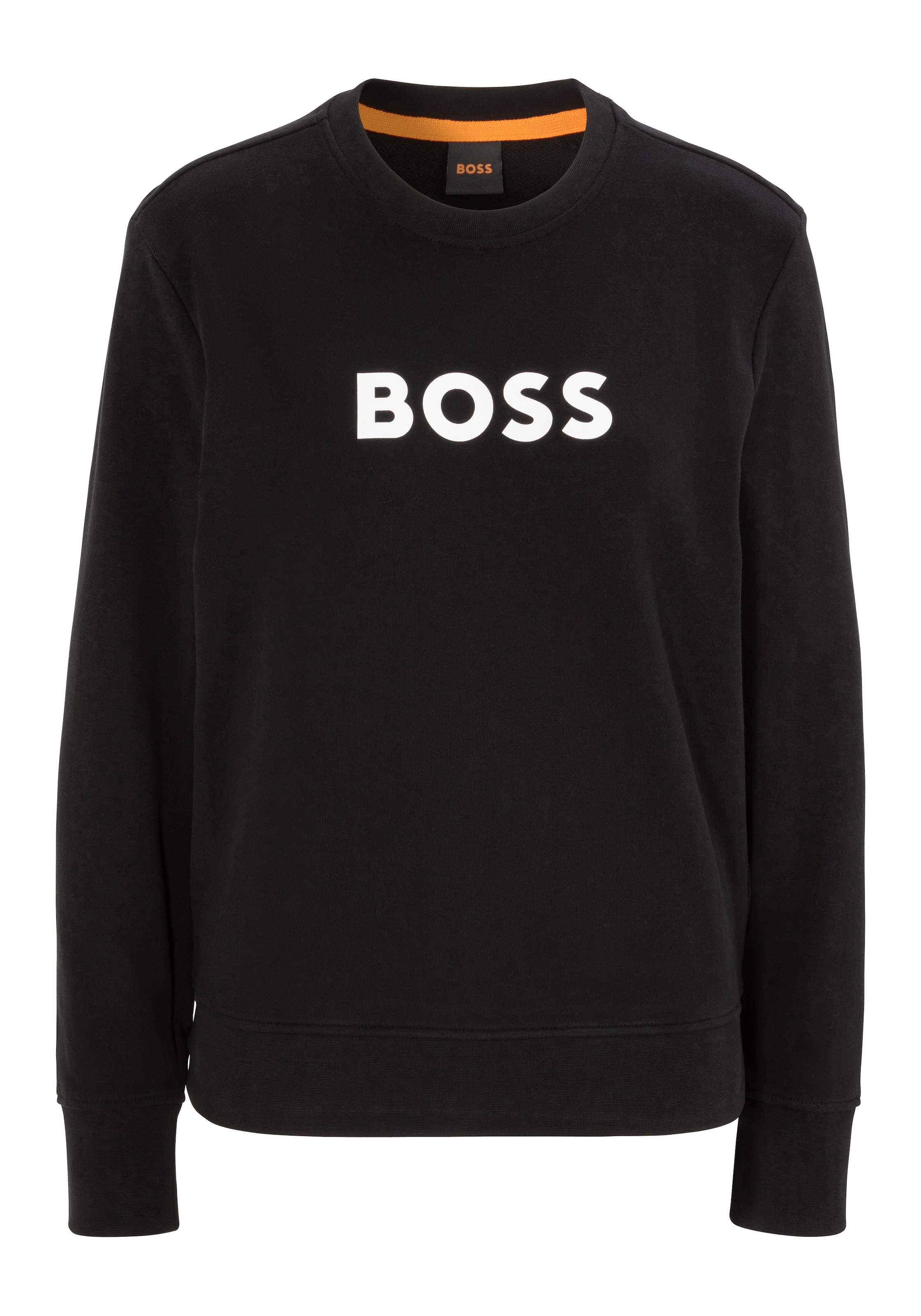 BOSS ORANGE Sweatshirt »Elaboss Premium Damenmode«, mit Rundhalsausschnitt