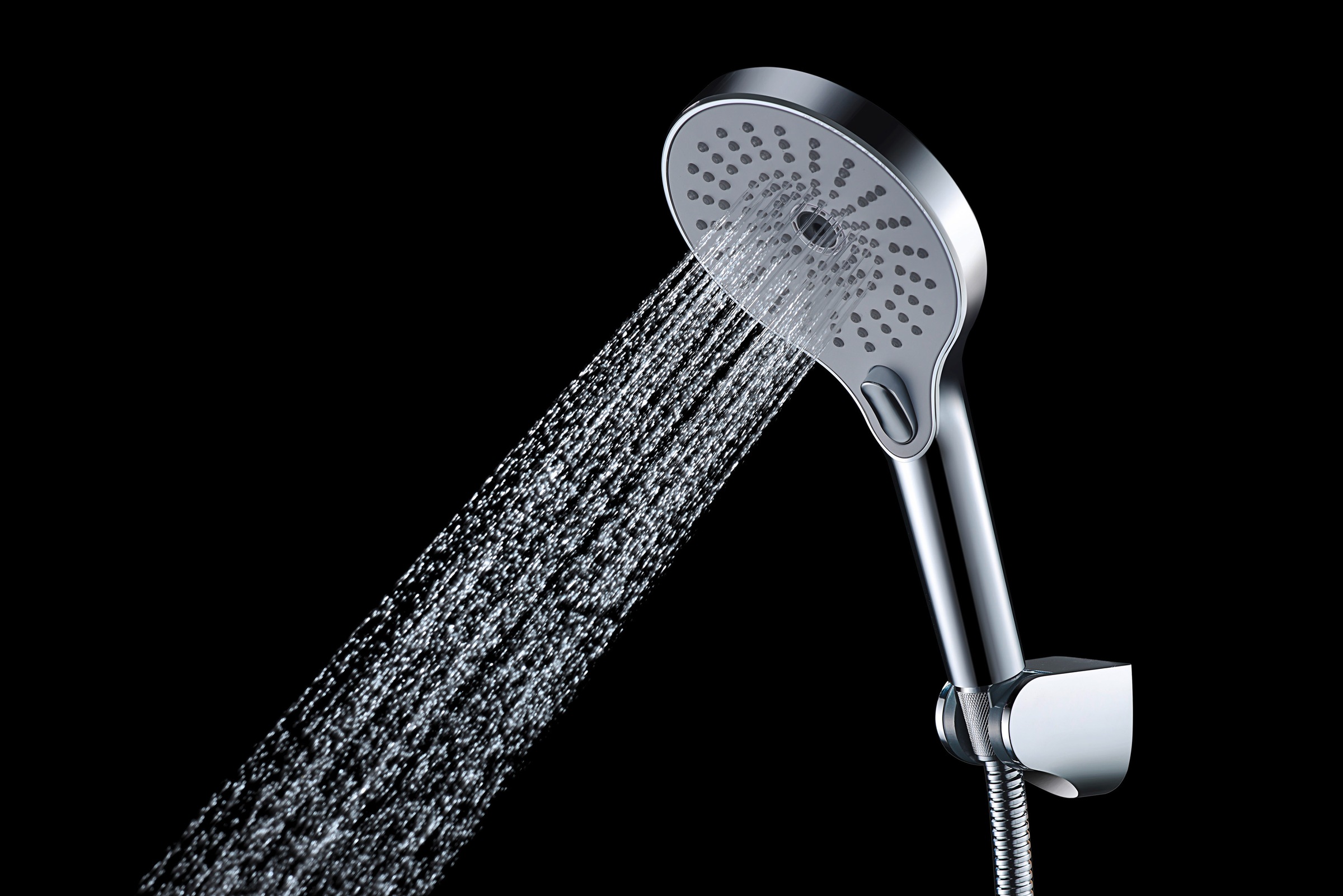 WENKO Handbrause "Ultimate Shower" 1 Stk. tlg. Chrom/Weiß, Ø 13 cm günstig online kaufen