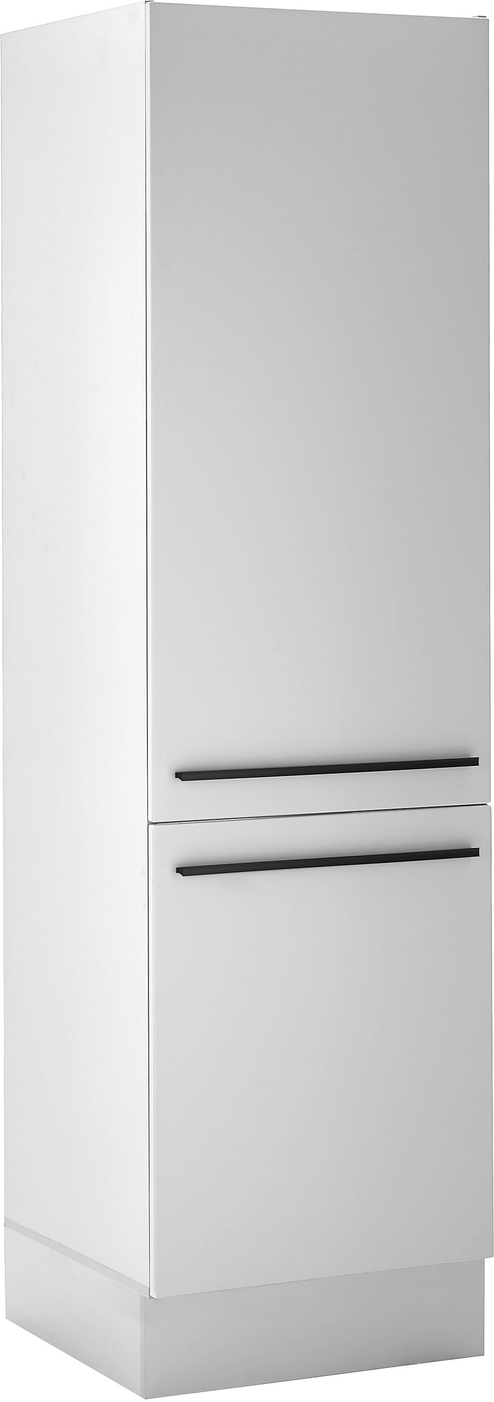 BASIC by Balculina Kühlumbauschrank "Denver, Küchenschrank BxHxT 60 x 211 x 57" 1 Stk. tlg. Breite 60cm, in grau matt/lancelot eiche