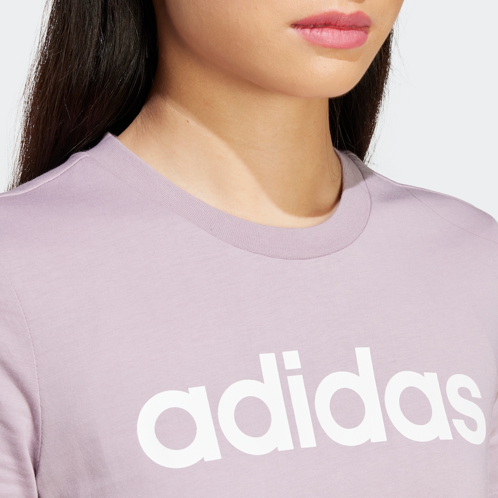 adidas Sportswear T-Shirt »LOUNGEWEAR ESSENTIALS SLIM LOGO«