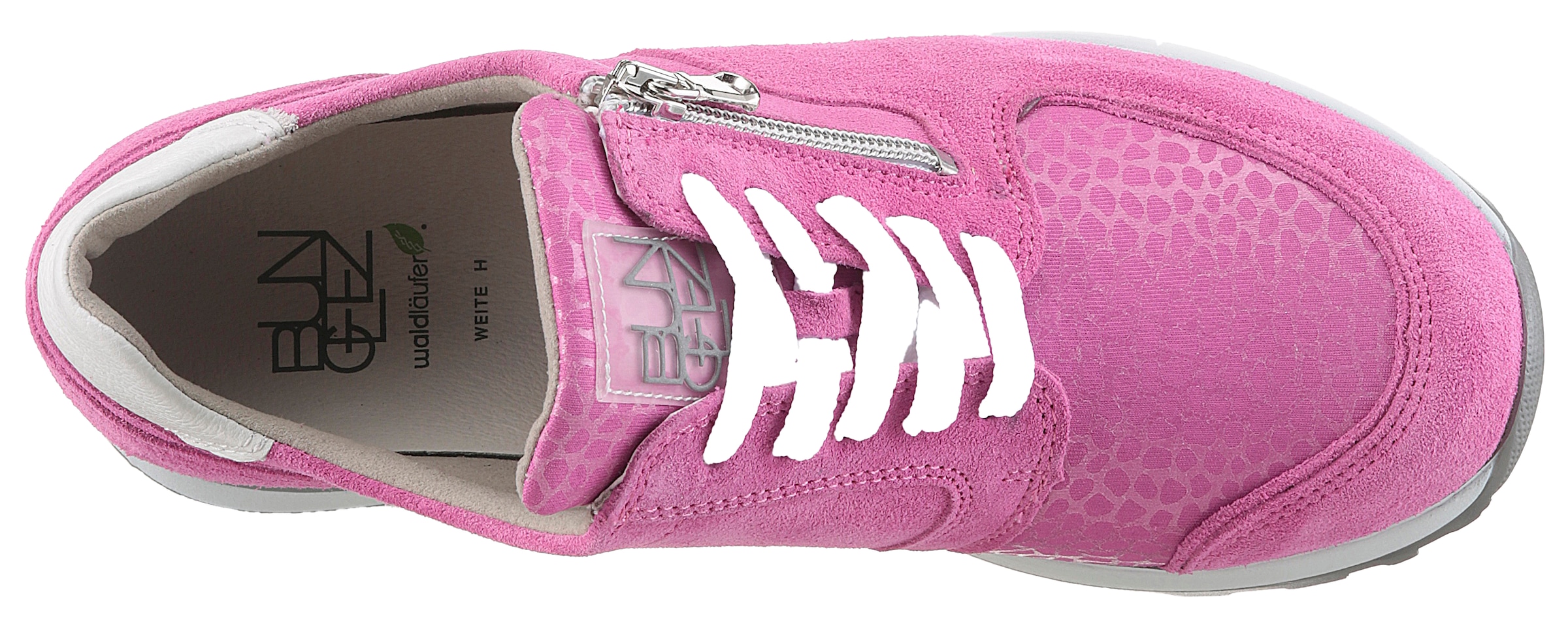 Waldläufer Keilsneaker »HIROKO«, Schnürschuh, Freizeitschuh, Halbschuh, Kontrastbesatz, Weite H