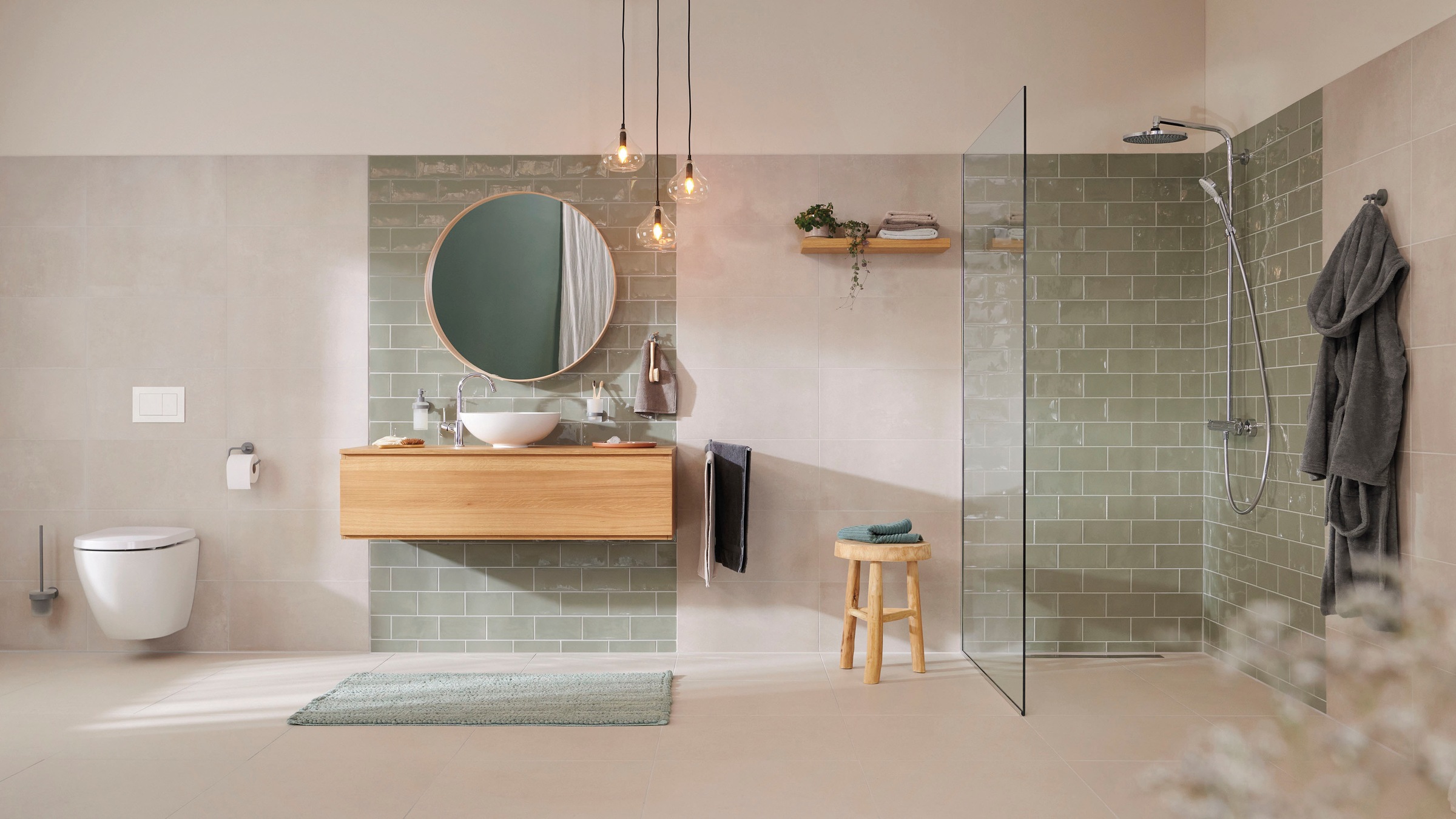 Thumbnail - tesa Seifenspender "Seifenspender 1x tesa klaam Design-Seifenspender" chrom-weiß 12,5 cm : 7 cm : 17 cm