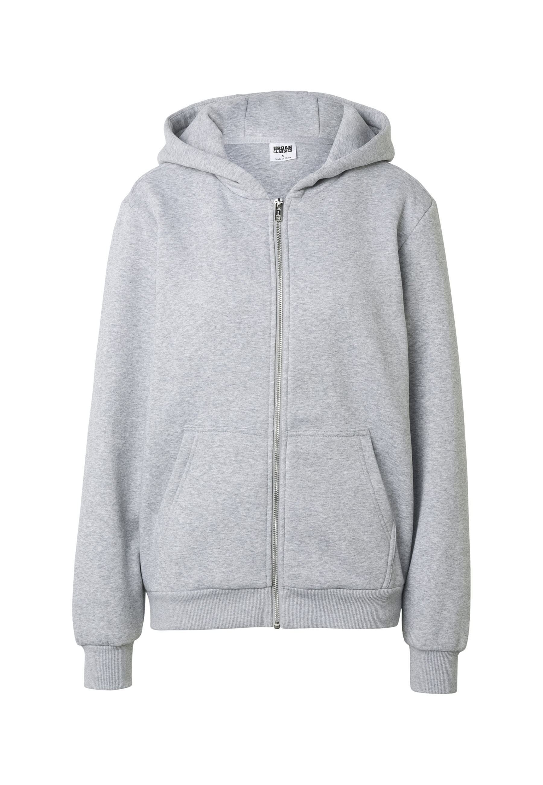 URBAN CLASSICS Sweatjacke "Urban Classics Ladies Fluffy Zip Cardigan"