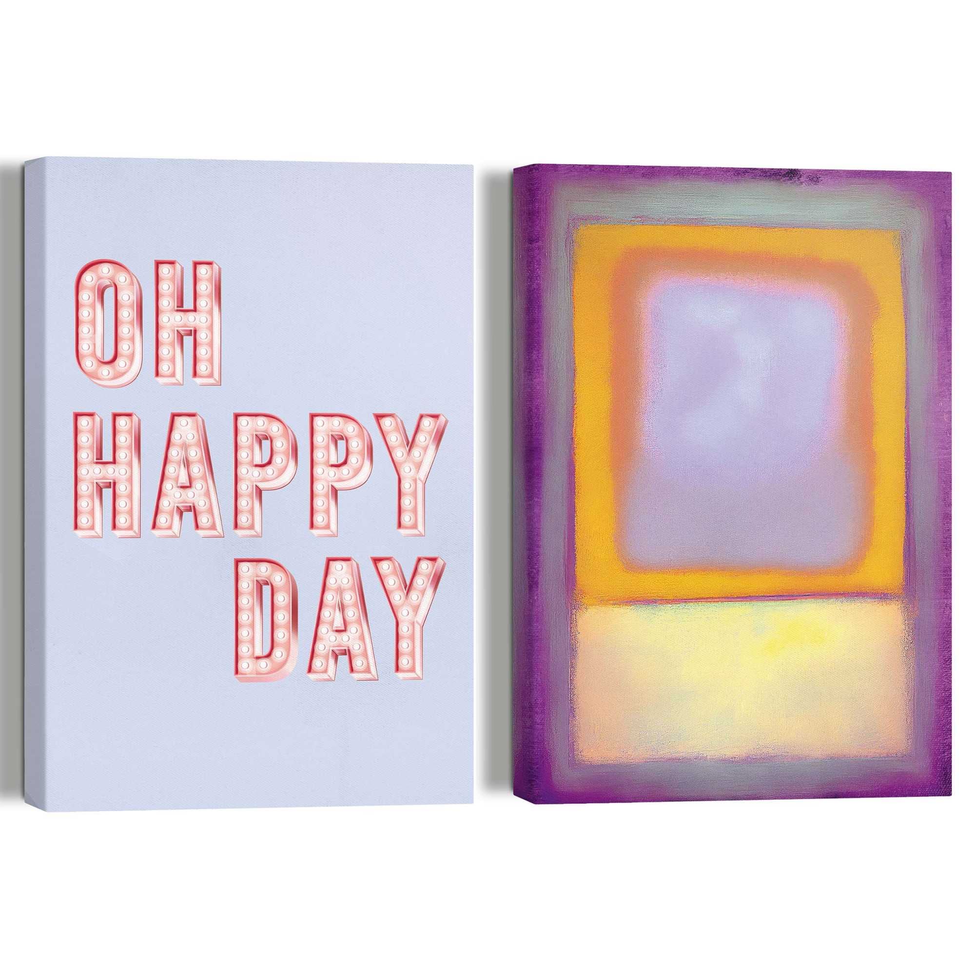 Reinders Leinwandbild "Happy Day" günstig online kaufen